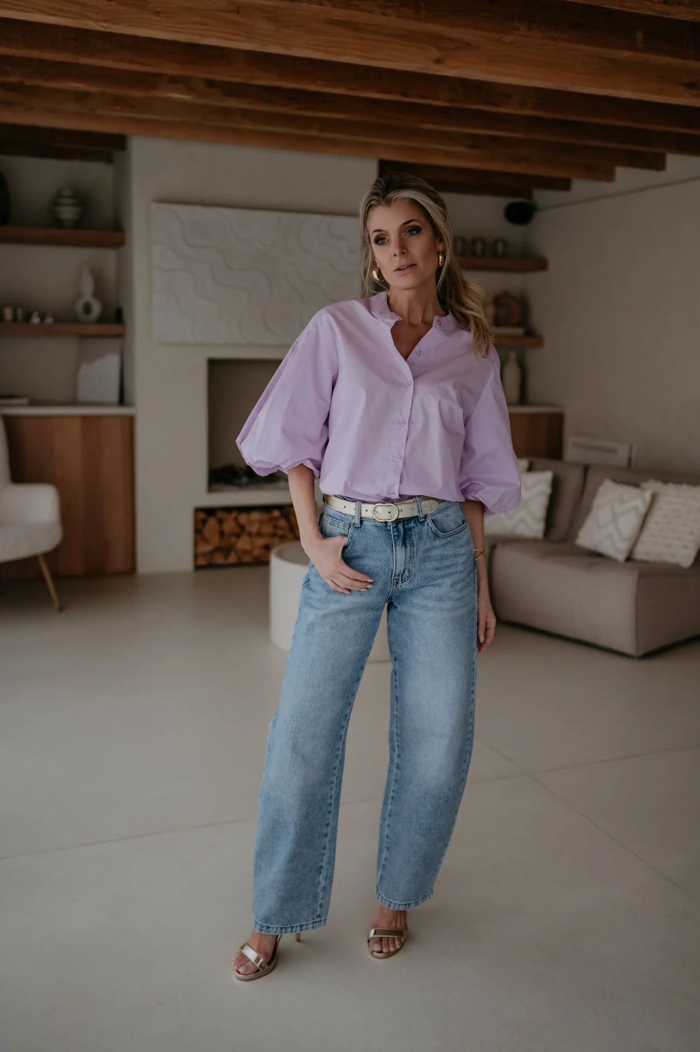 Aurelia blouse I Lila - Image 7