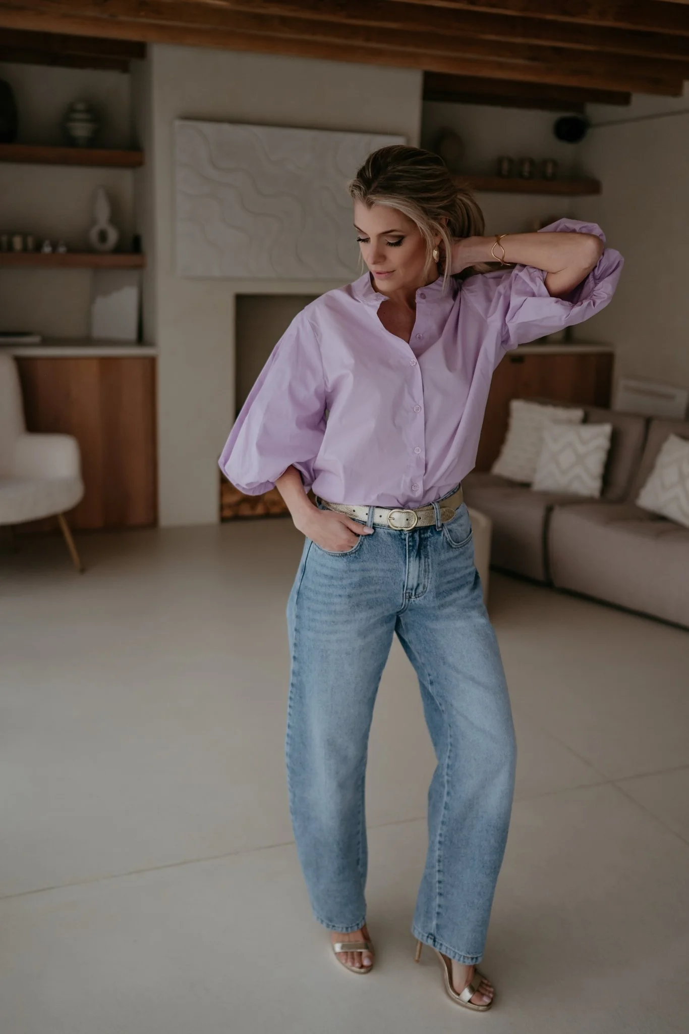 Aurelia blouse I Lila - Image 8