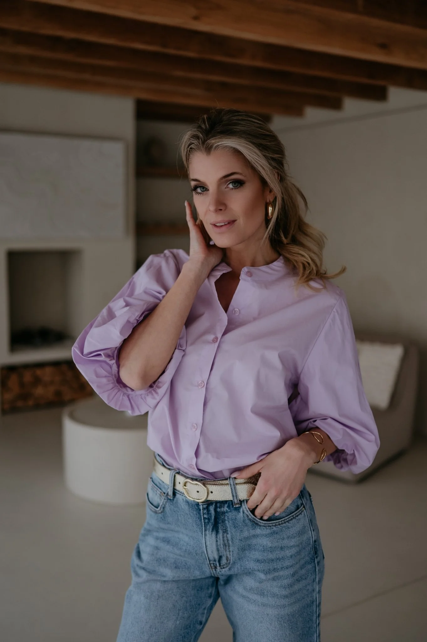 Aurelia blouse I Lila - Image 9