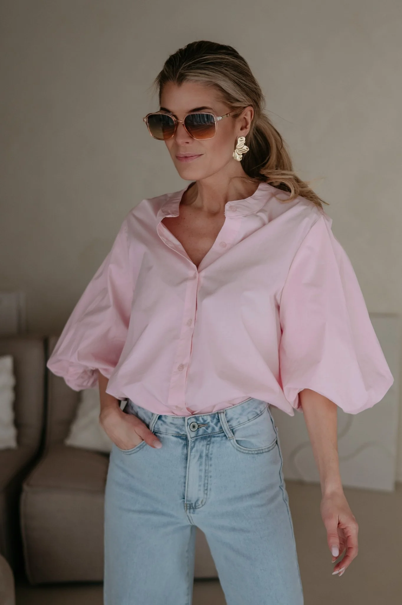 Aurelia blouse I Rose