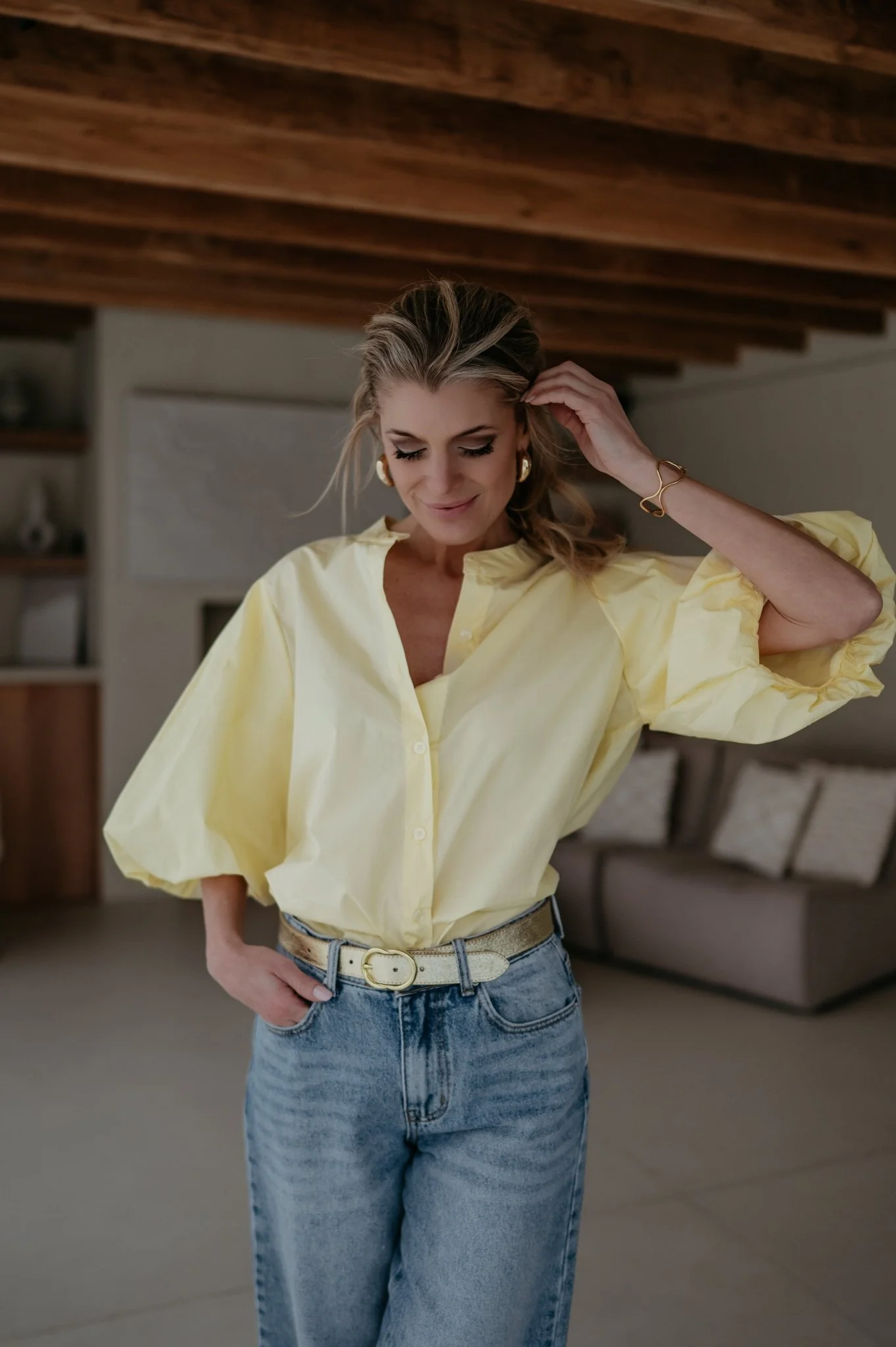 Aurelia blouse I Yellow - Image 2