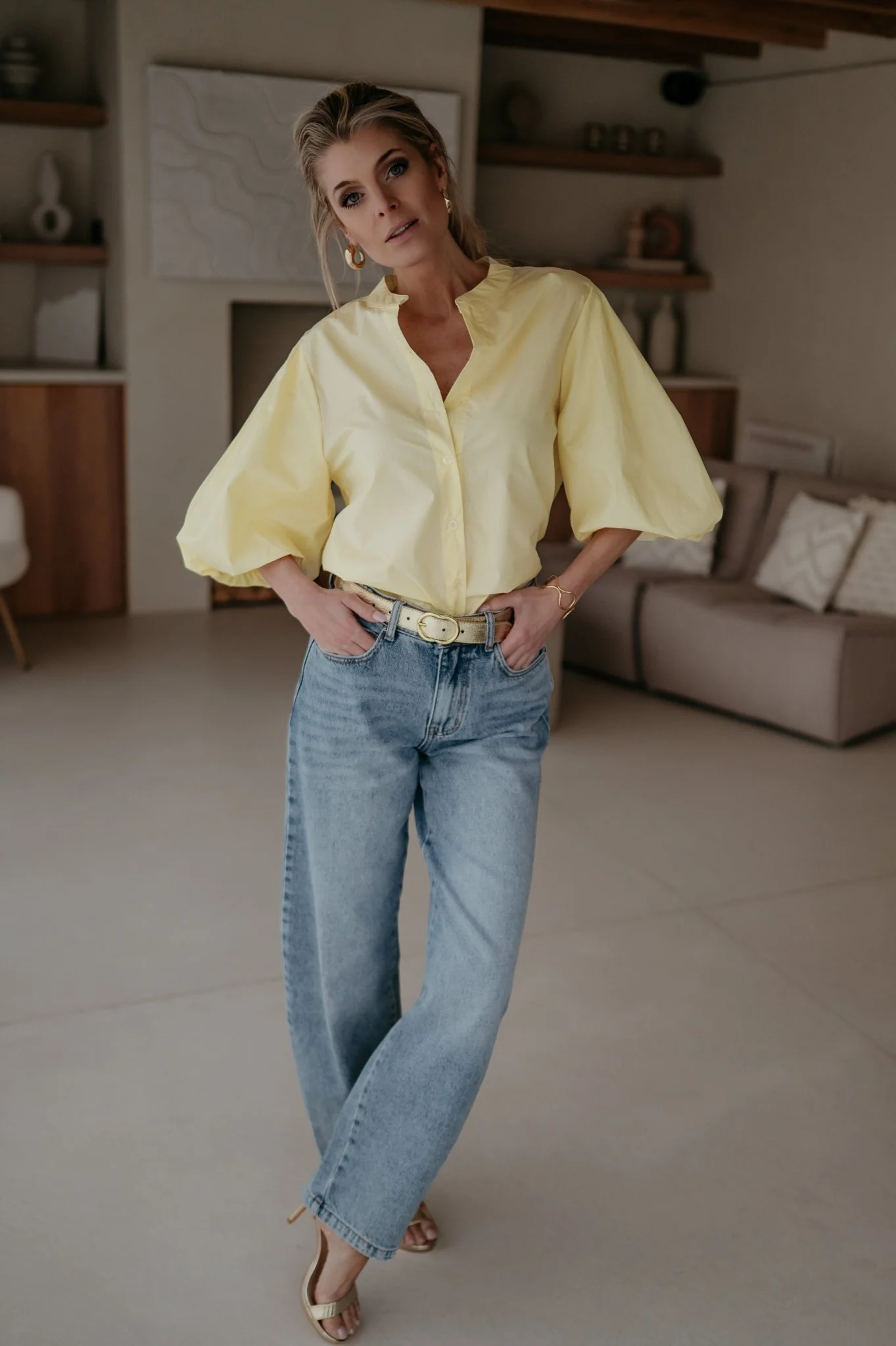 Aurelia blouse I Yellow - Image 3