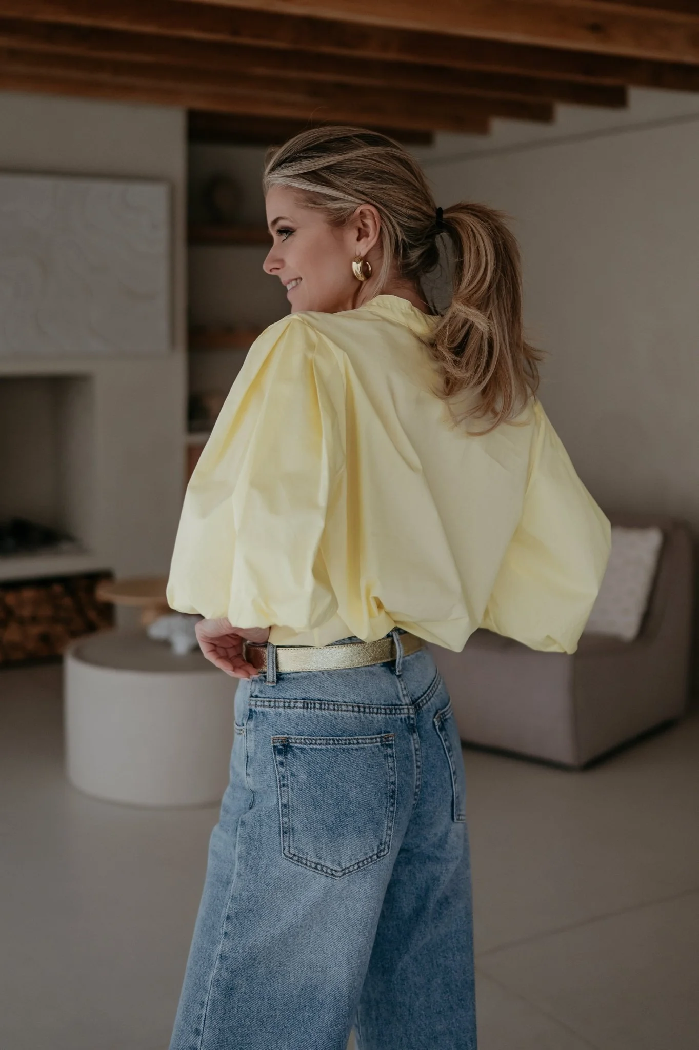 Aurelia blouse I Yellow - Image 4
