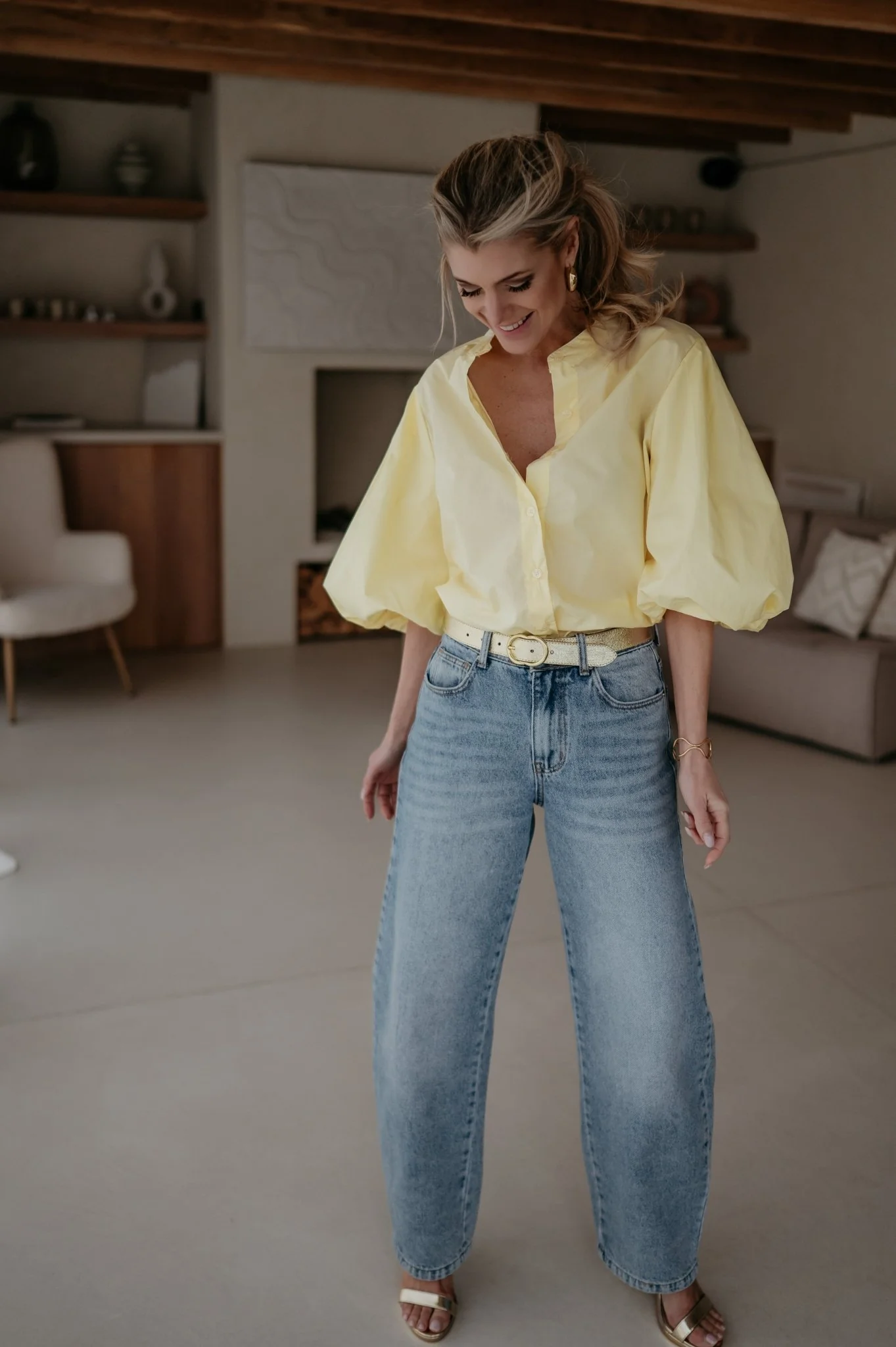Aurelia blouse I Yellow - Image 8