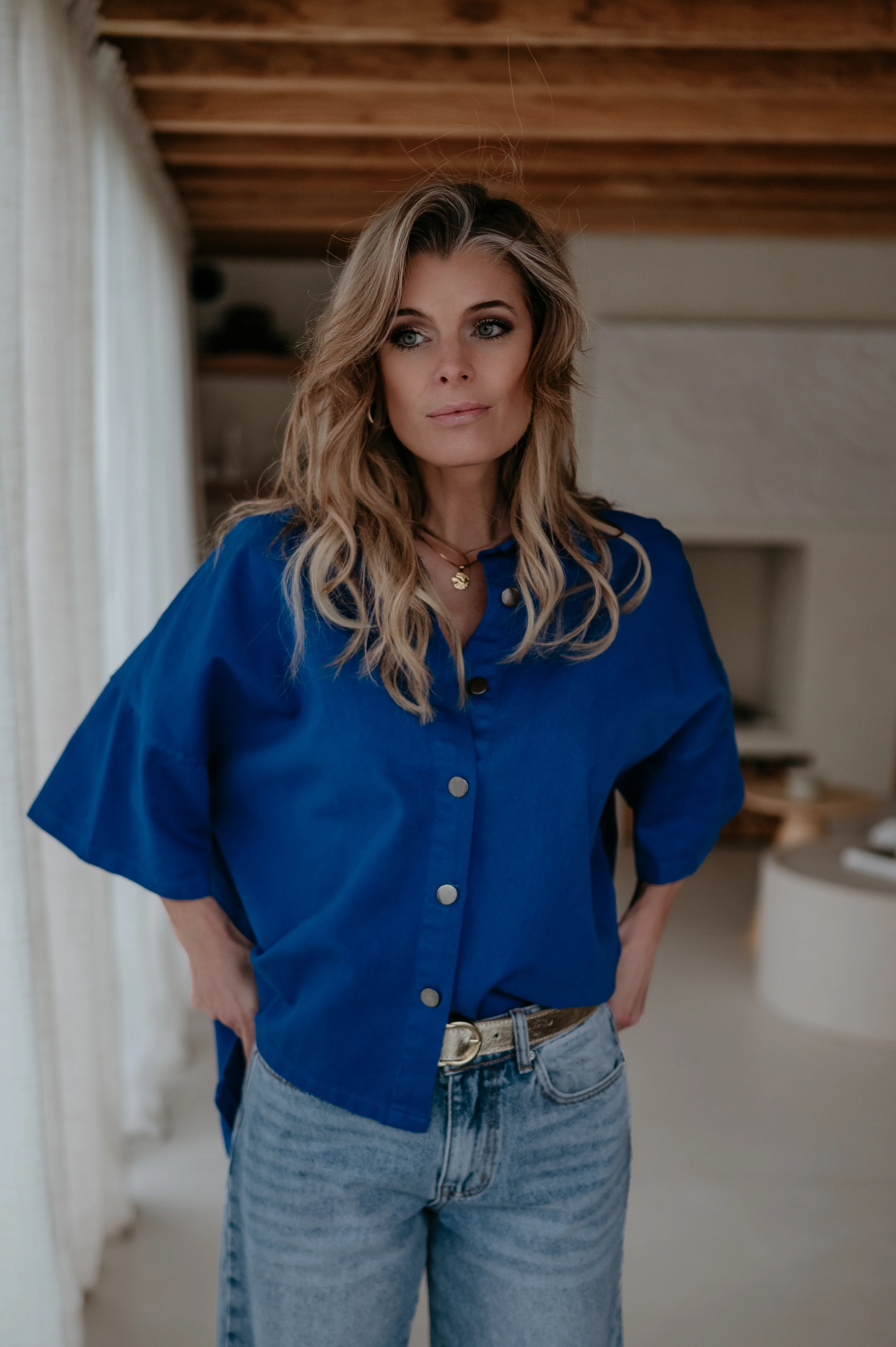 Bastone shirt I Kobalt Blue - Image 10