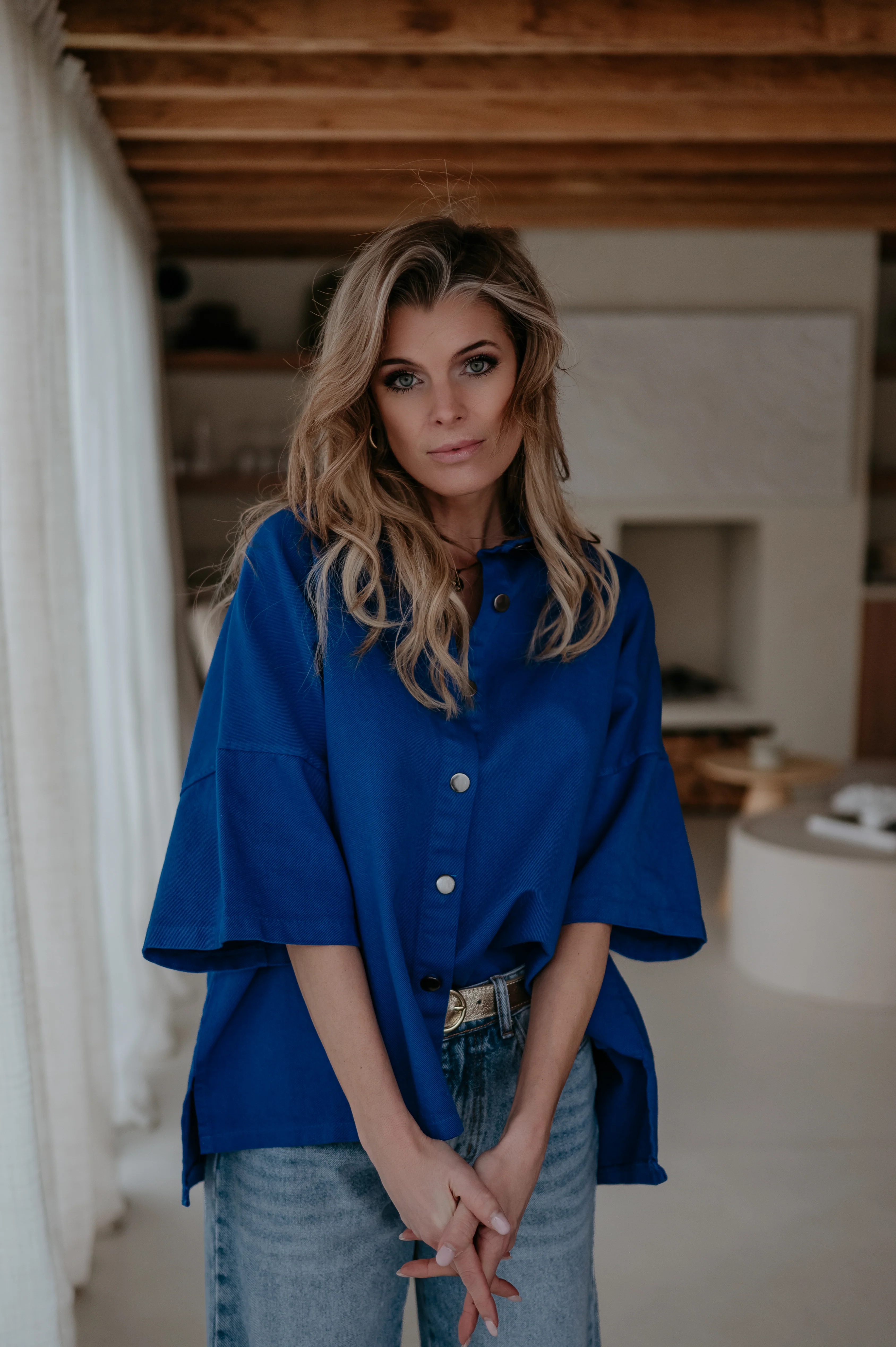 Bastone shirt I Kobalt Blue - Image 3