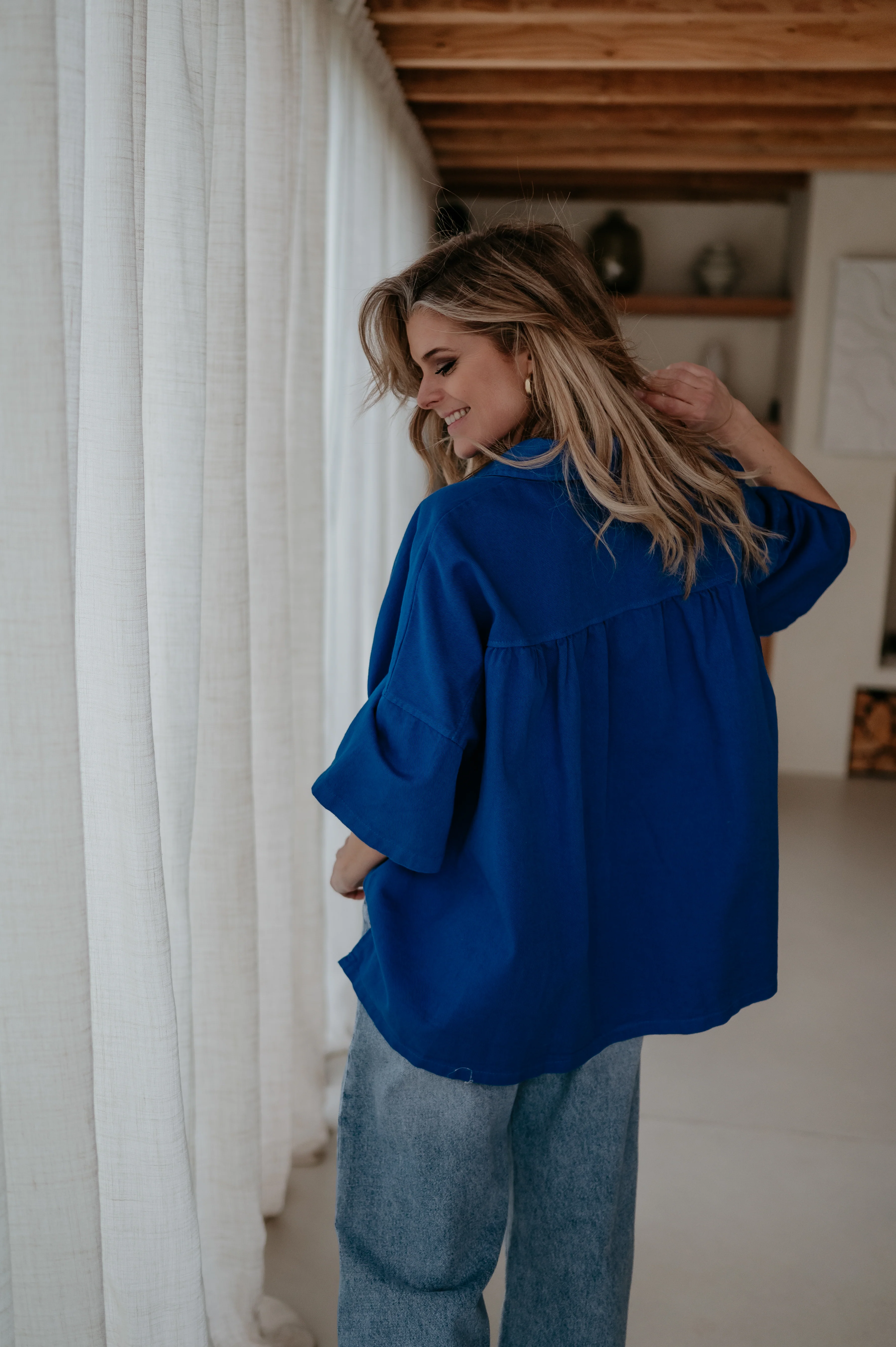 Bastone shirt I Kobalt Blue - Image 4