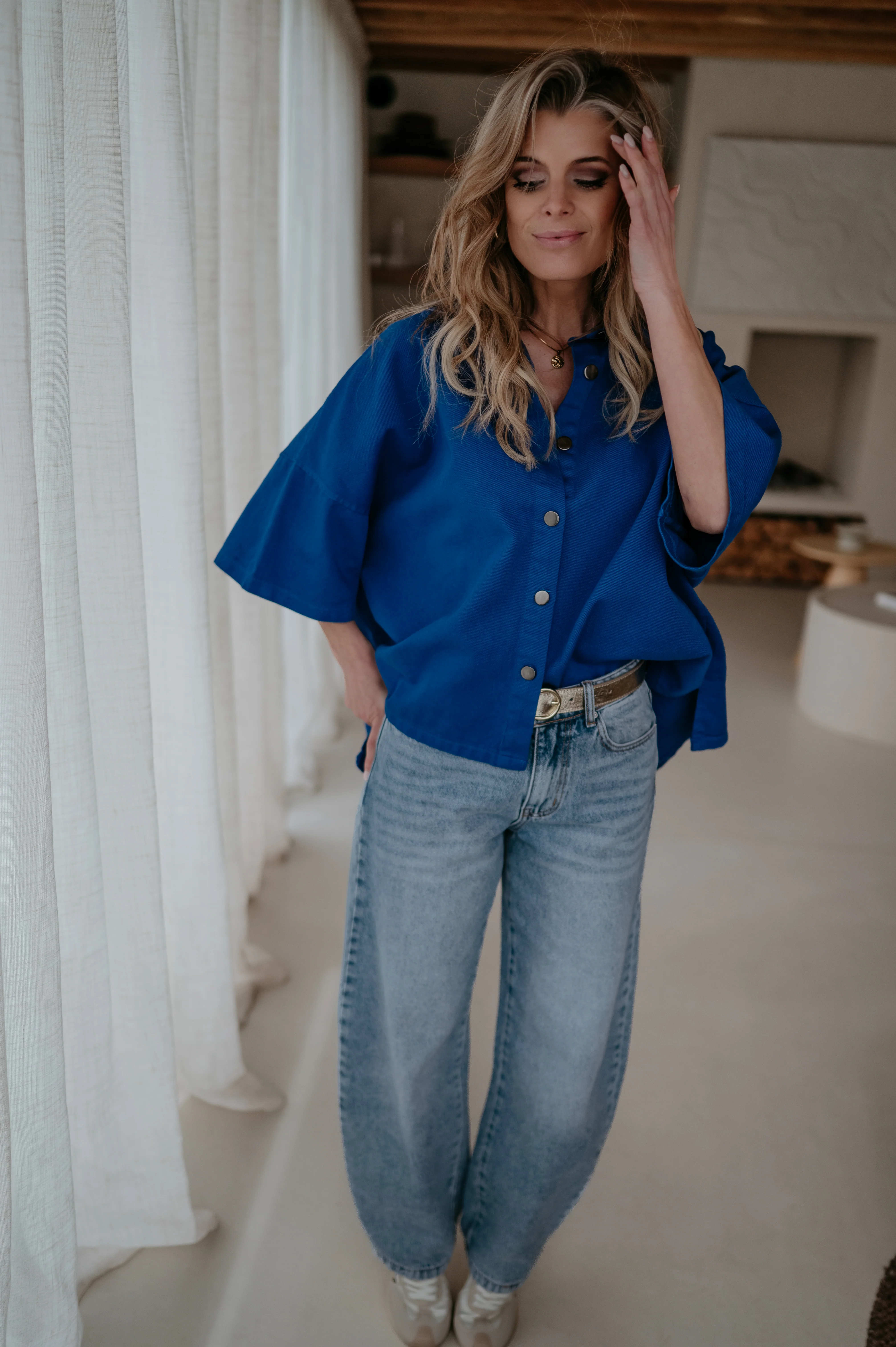Bastone shirt I Kobalt Blue - Image 5