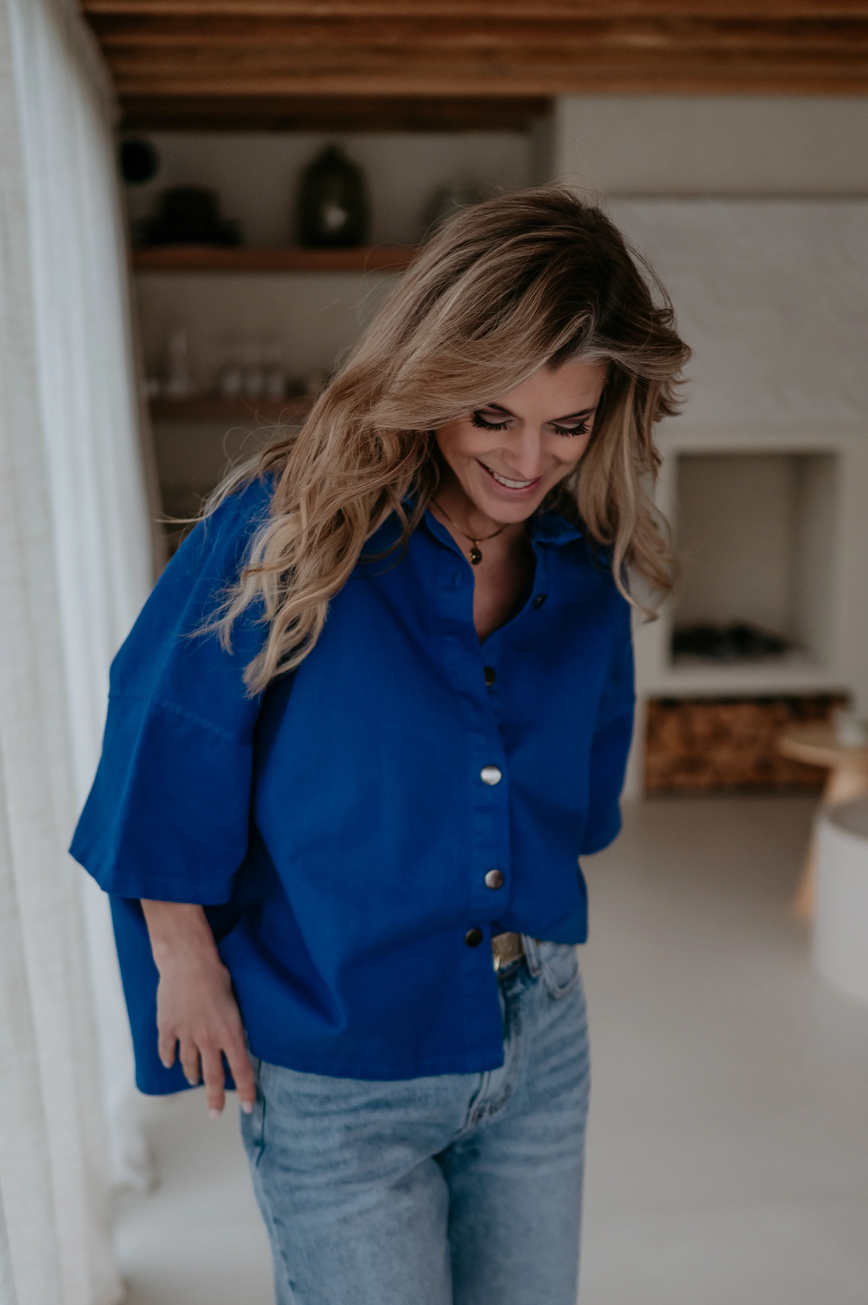 Bastone shirt I Kobalt Blue - Image 8