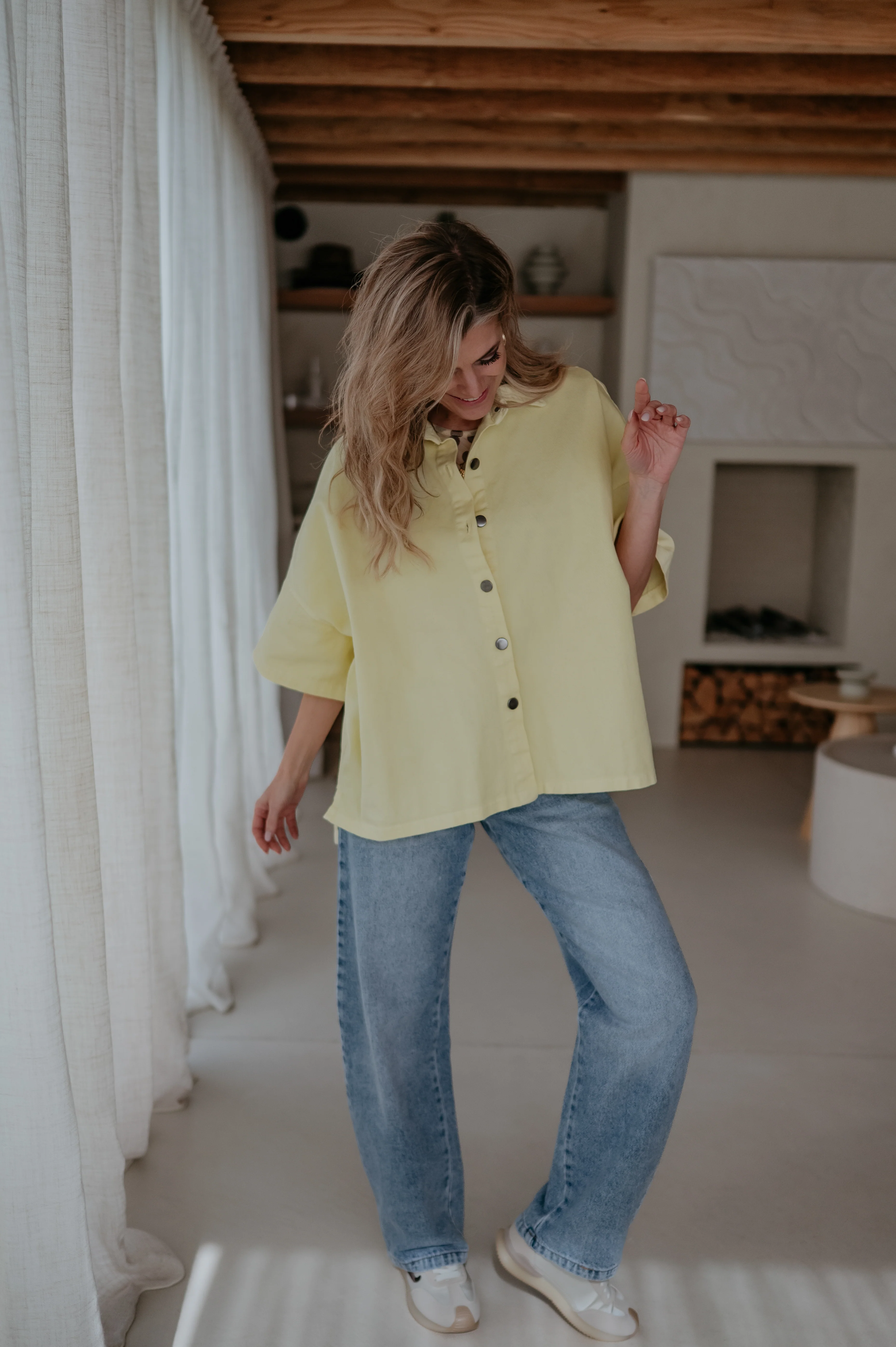 Bastone shirt I Yellow - Image 11