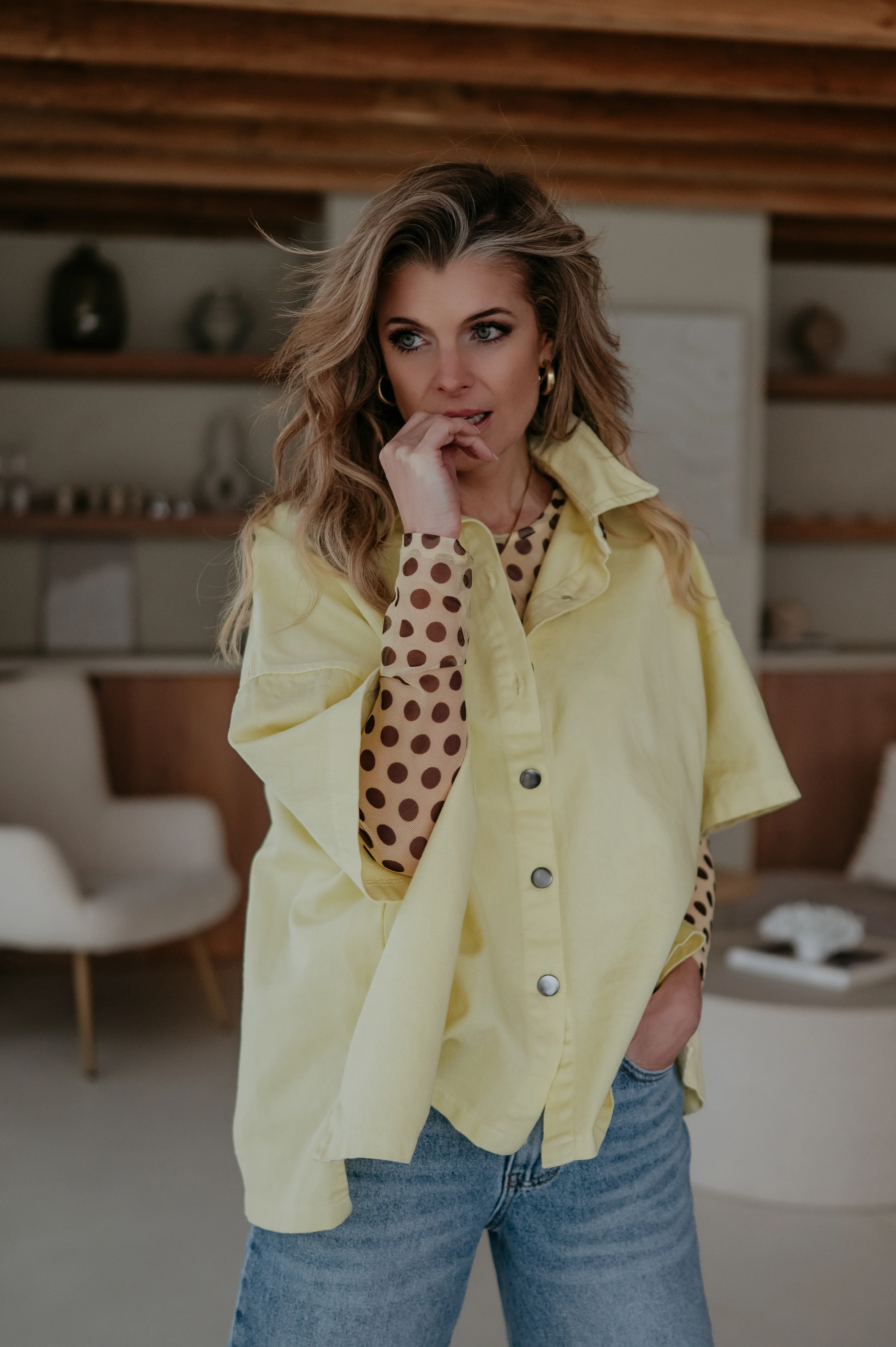 Bastone shirt I Yellow - Image 13