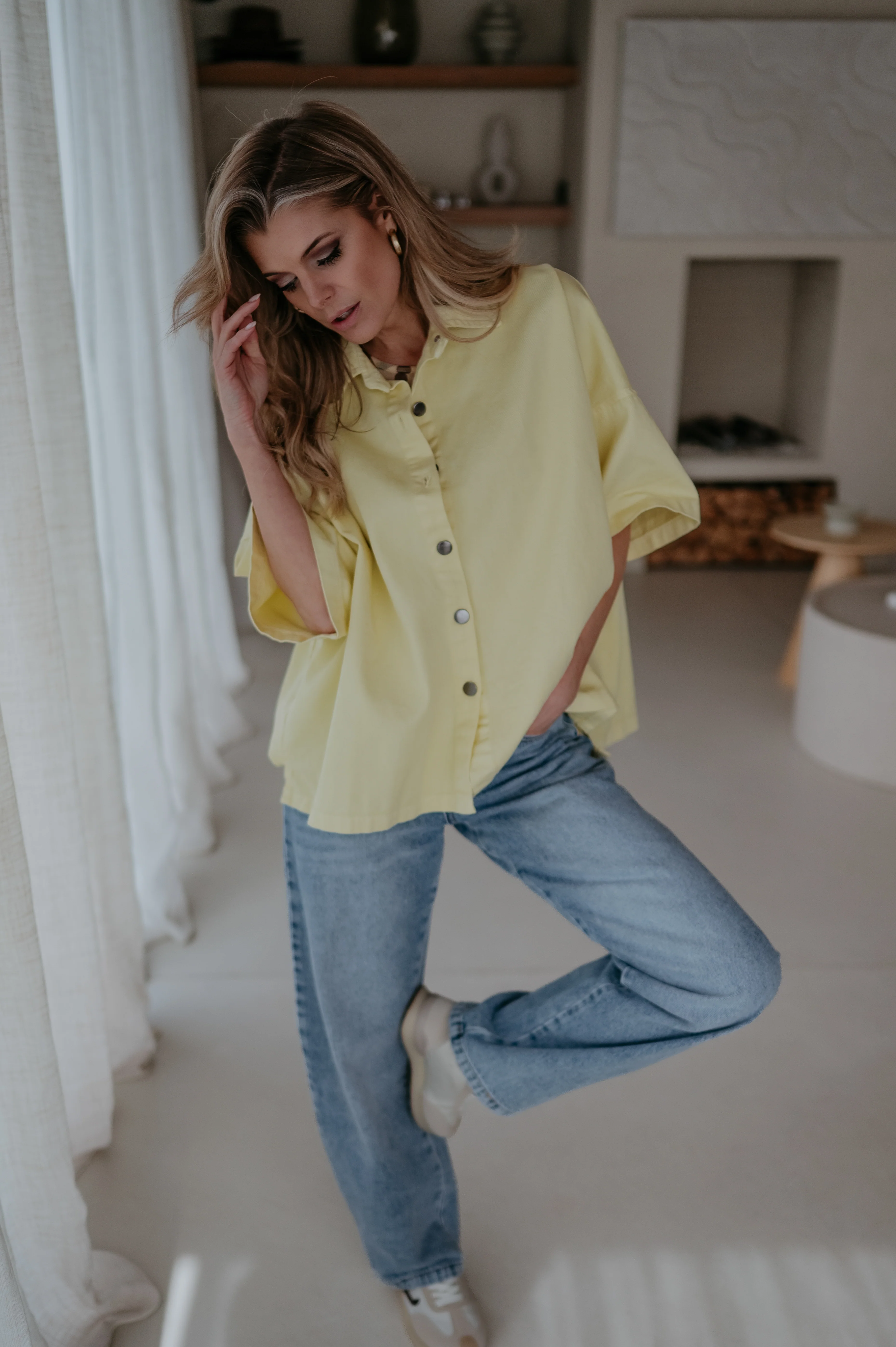 Bastone shirt I Yellow - Image 5