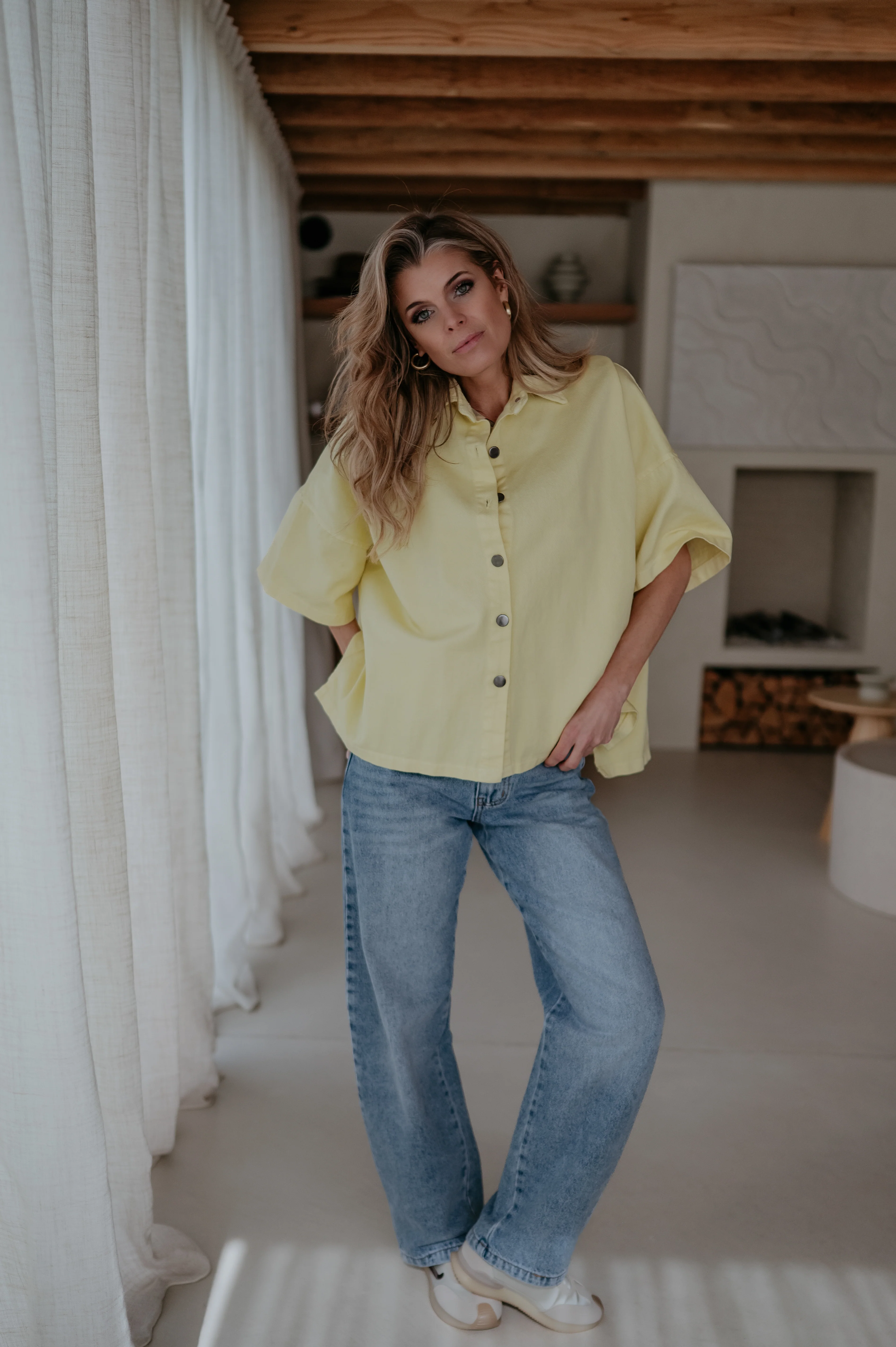 Bastone shirt I Yellow - Image 8