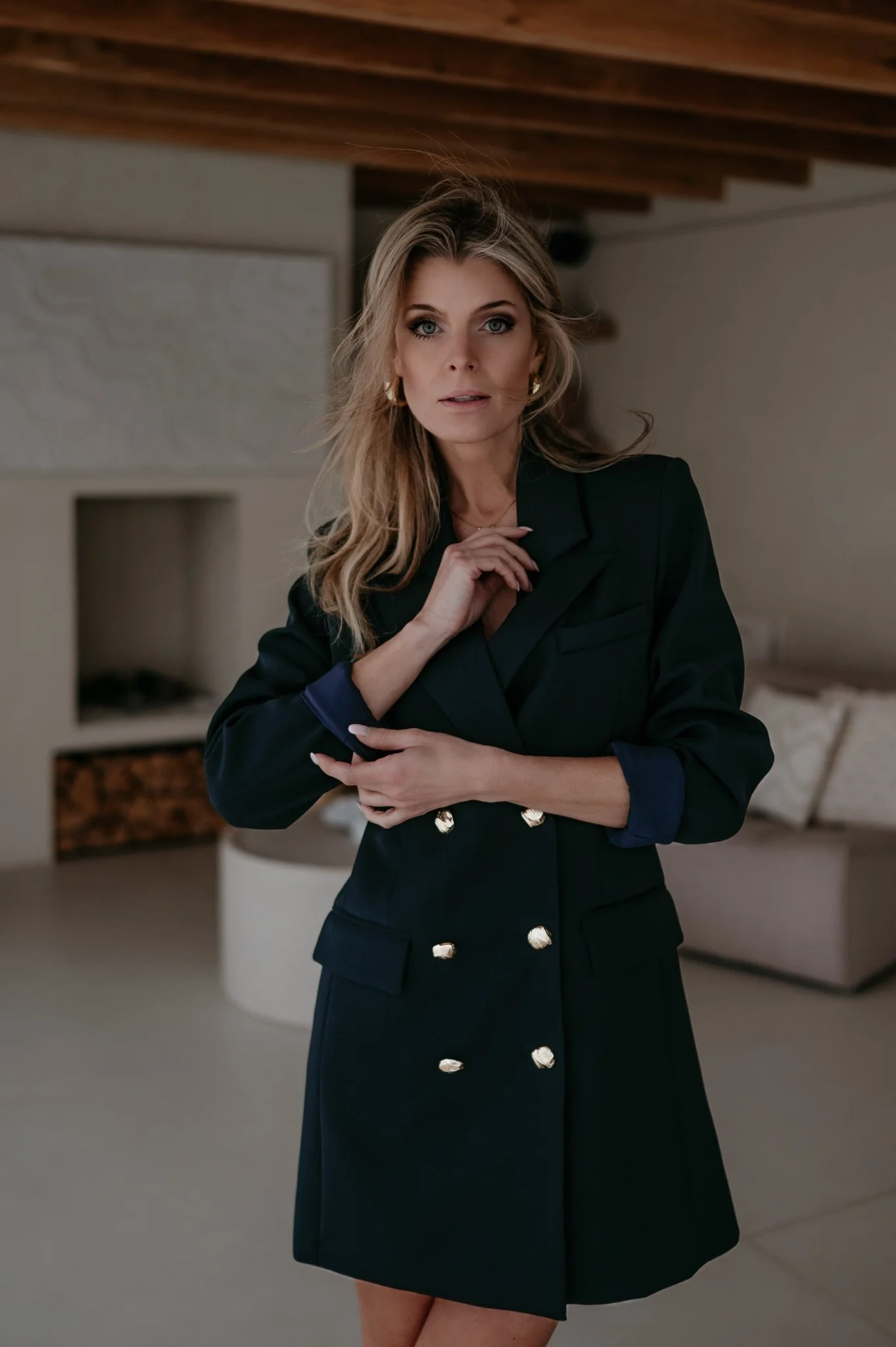 Beleando dress I Navy Blue - Image 3