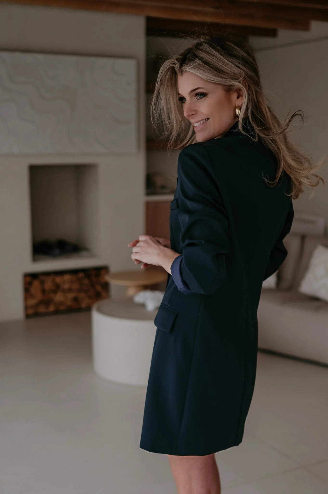 Beleando dress I Navy Blue - Image 4