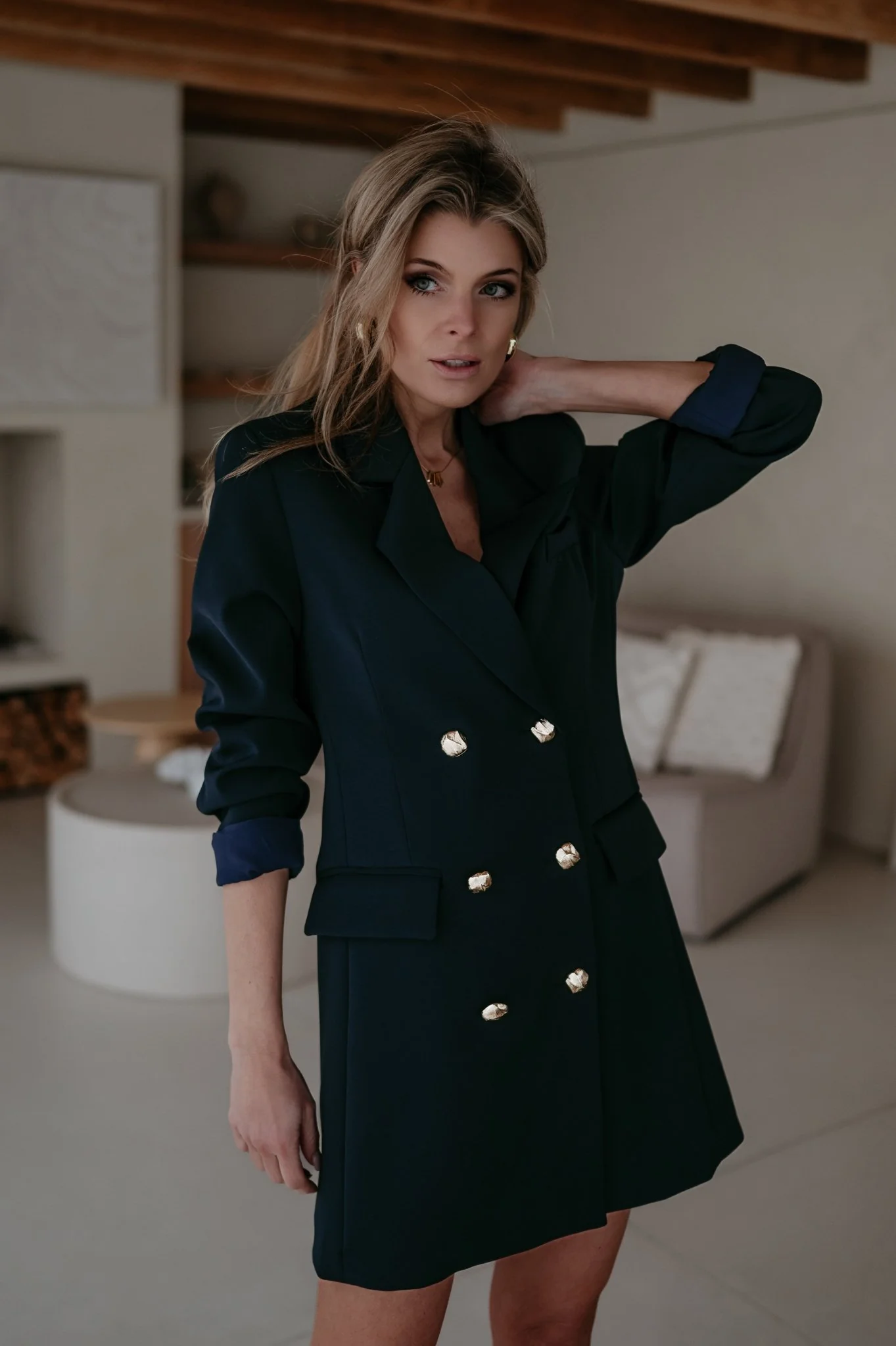 Beleando dress I Navy Blue - Image 6