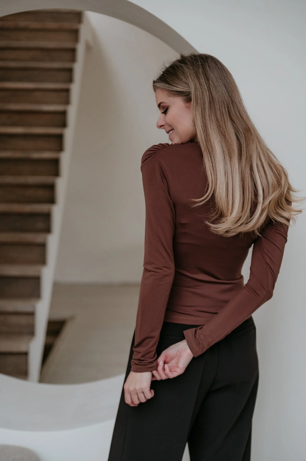 Benido top I Chocolate Brown - Image 4