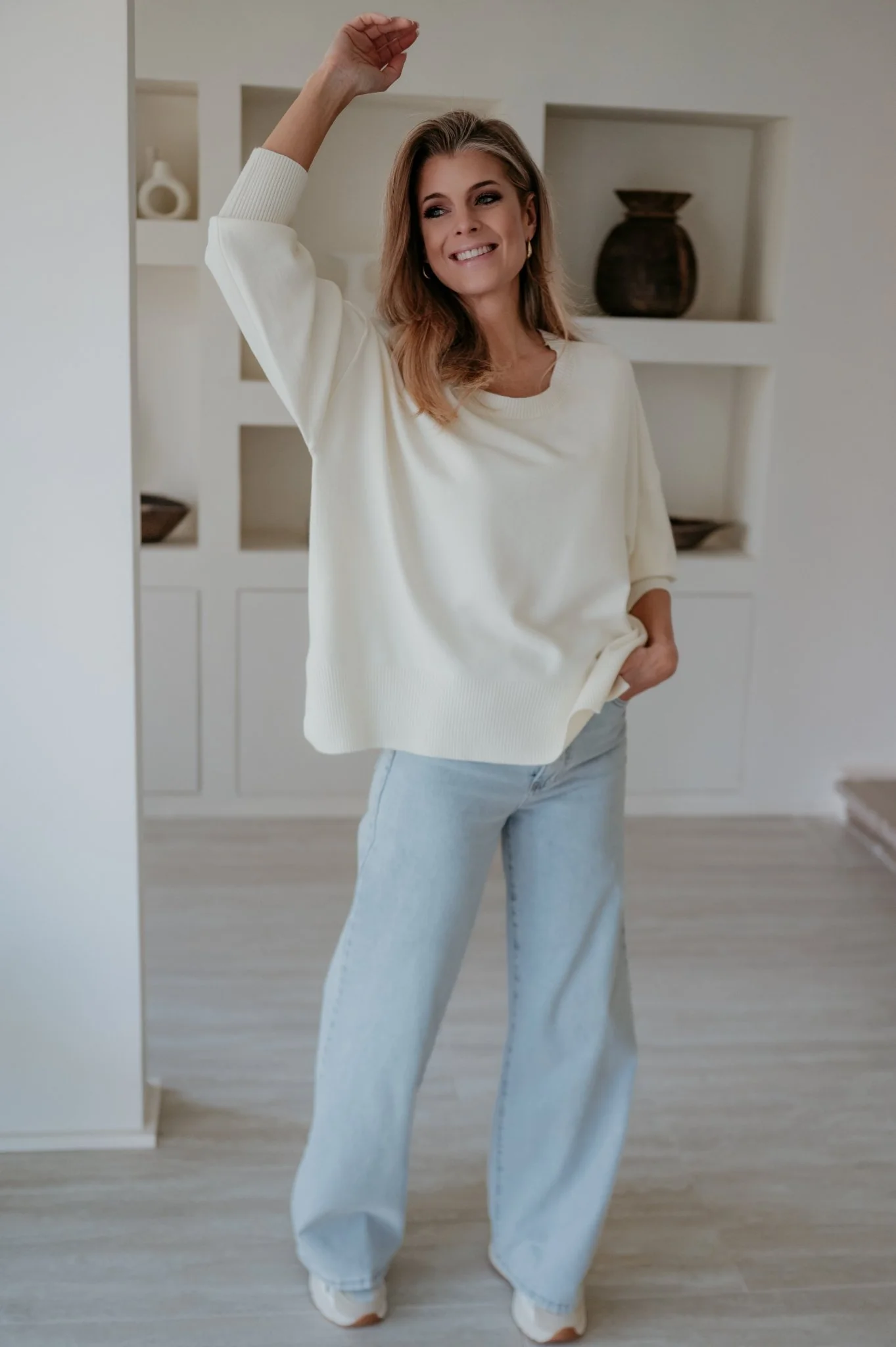 Bevuni knit I Ecru - Image 10