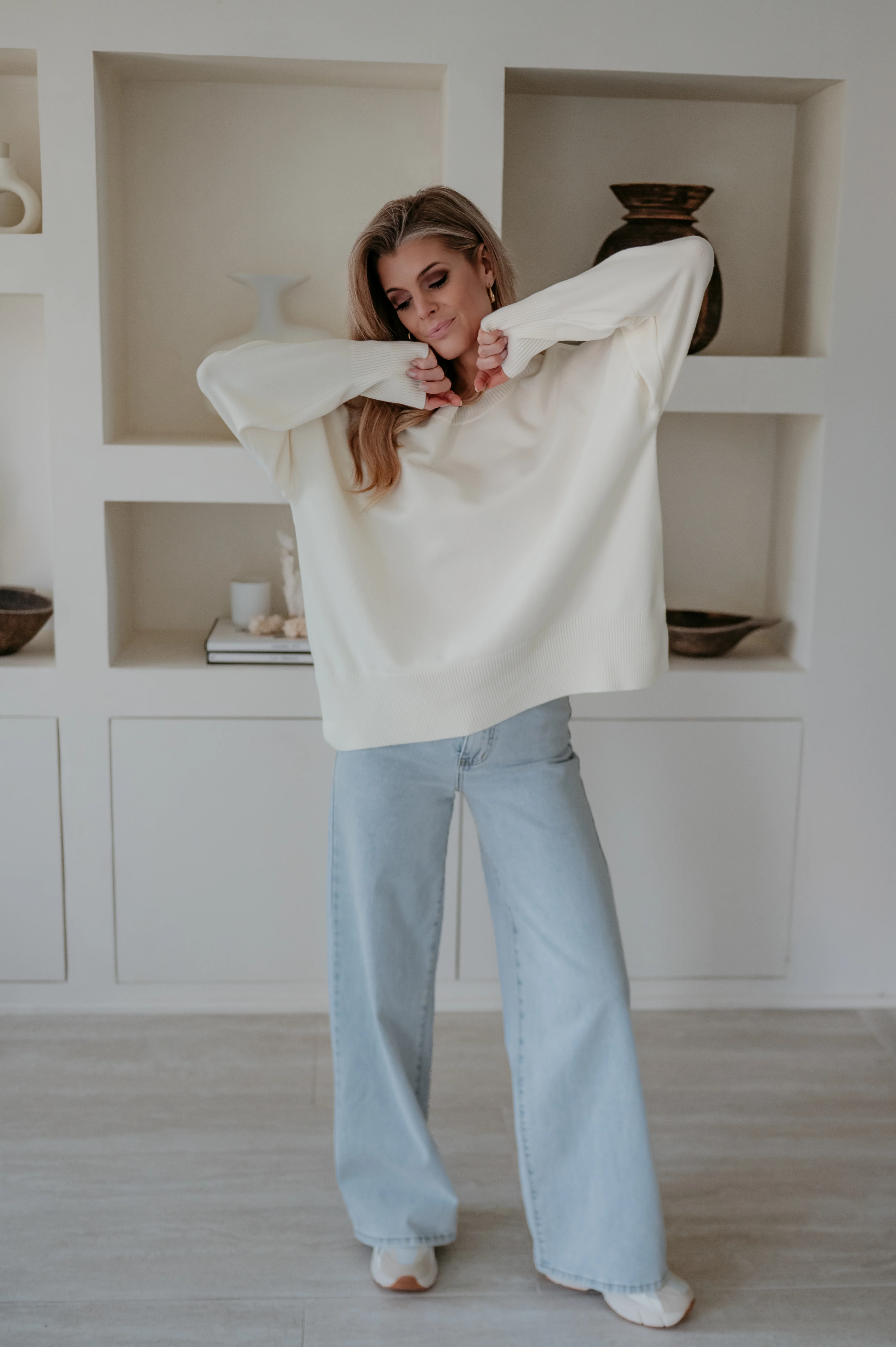 Bevuni knit I Ecru - Image 11
