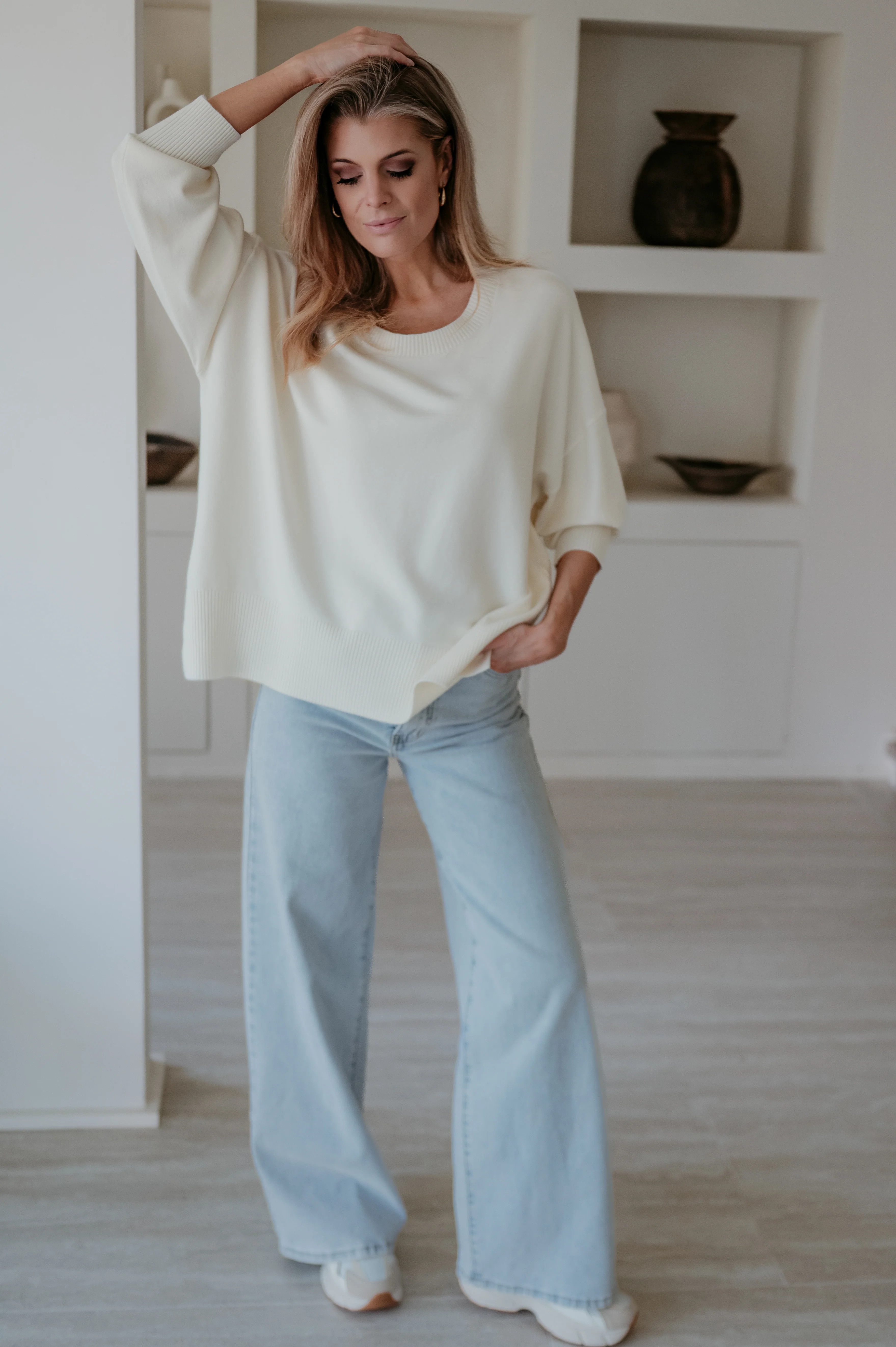 Bevuni knit I Ecru - Image 5