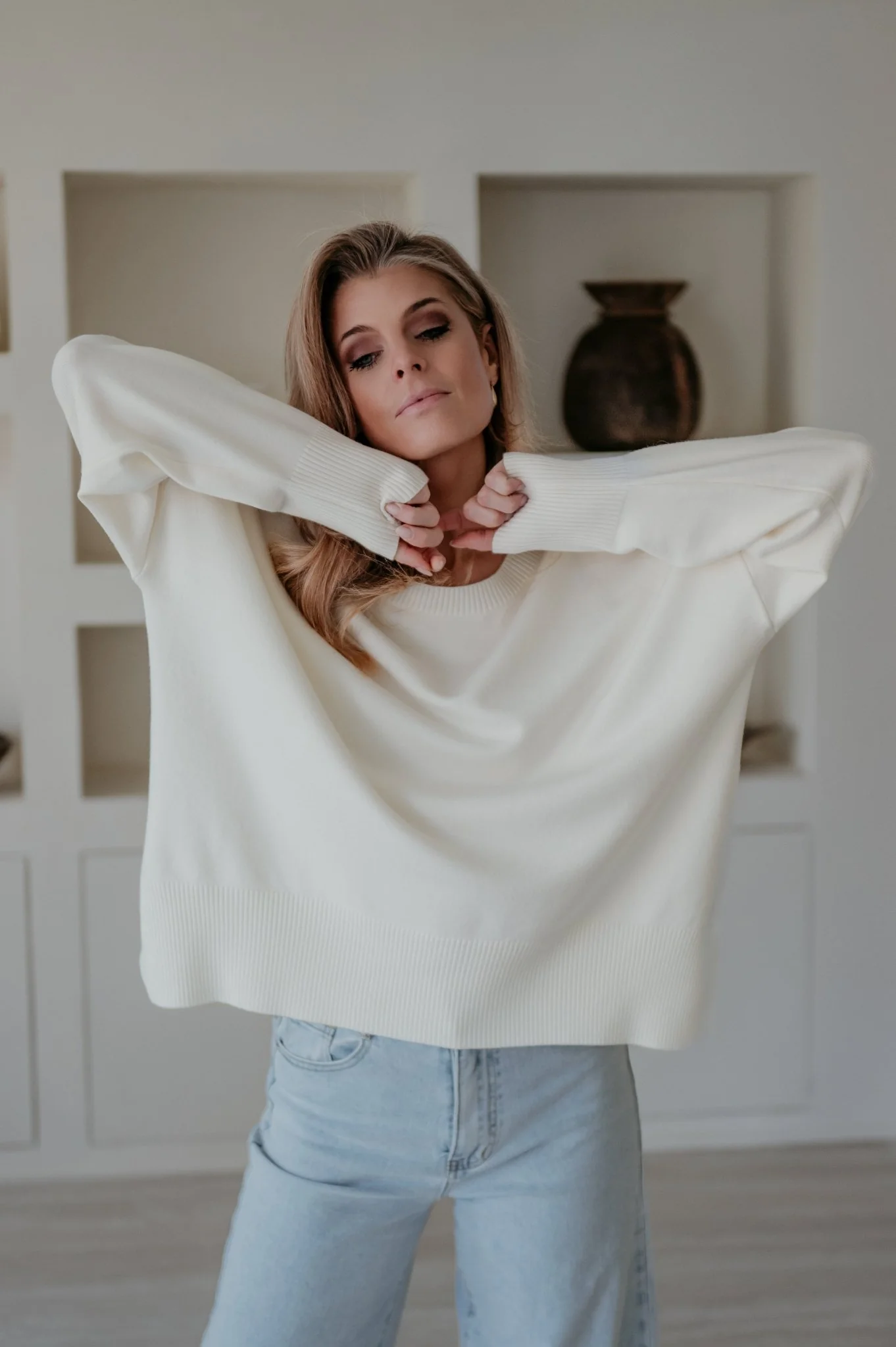 Bevuni knit I Ecru - Image 8