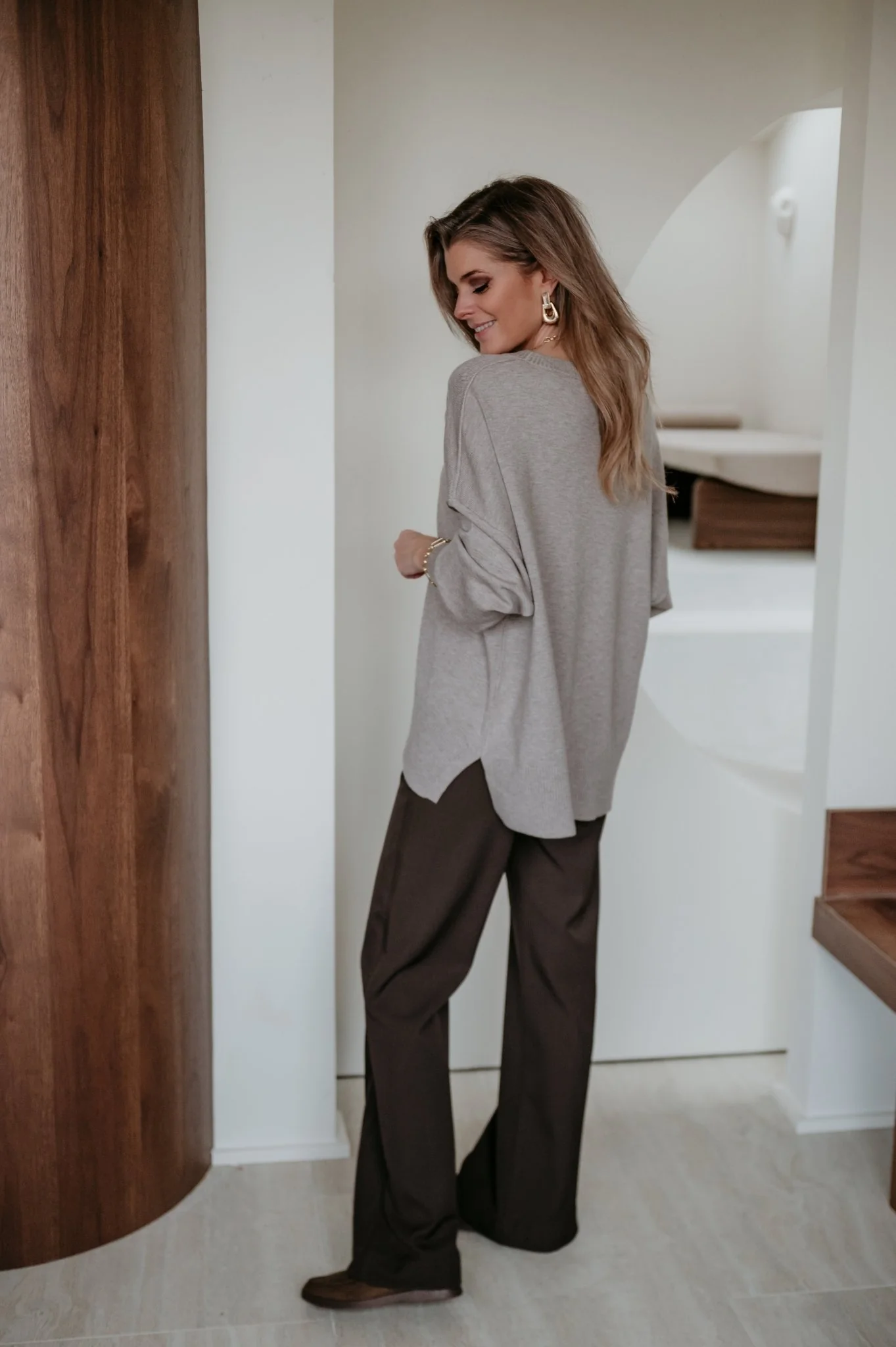 Bevuni knit I Taupe - Image 10