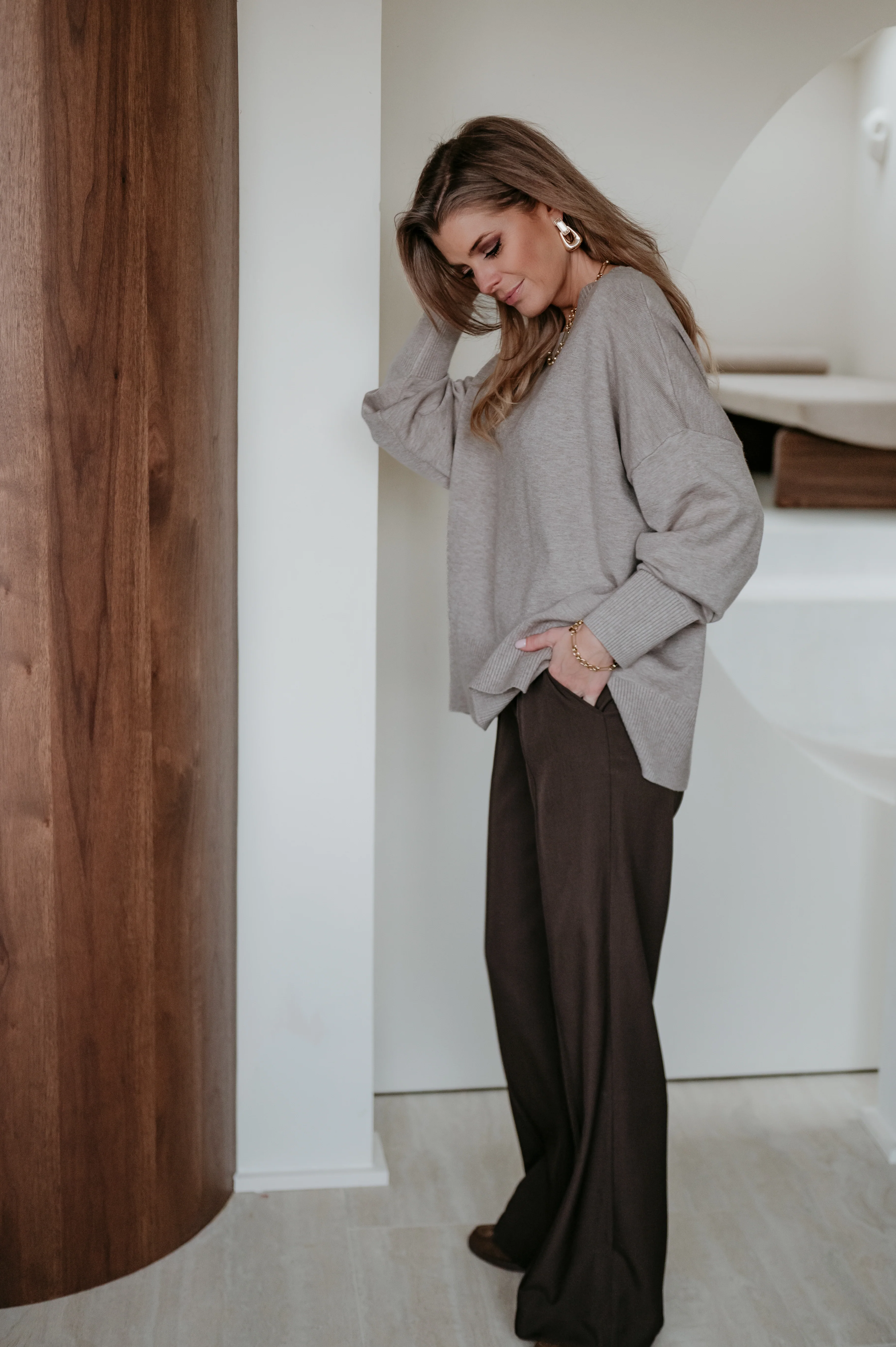 Bevuni knit I Taupe - Image 11