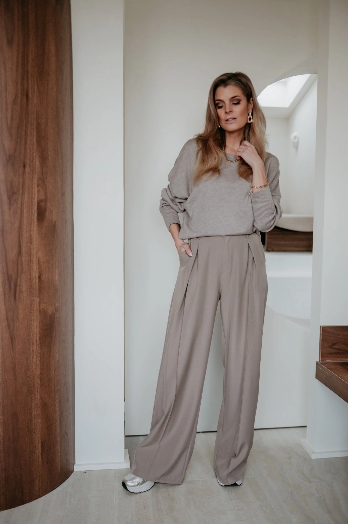 Bevuni knit I Taupe - Image 15