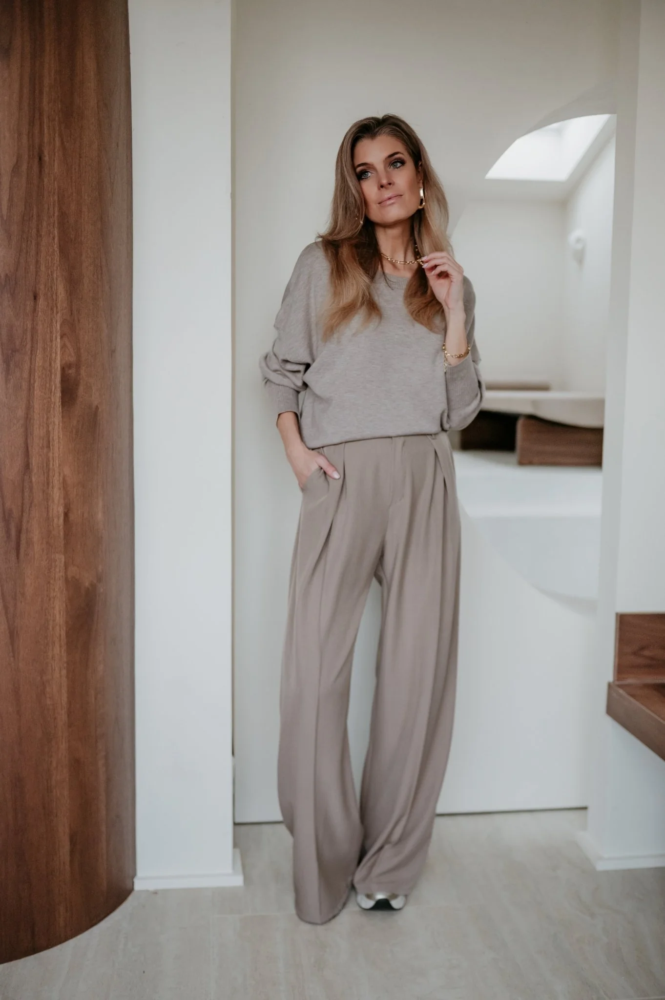 Bevuni knit I Taupe - Image 19