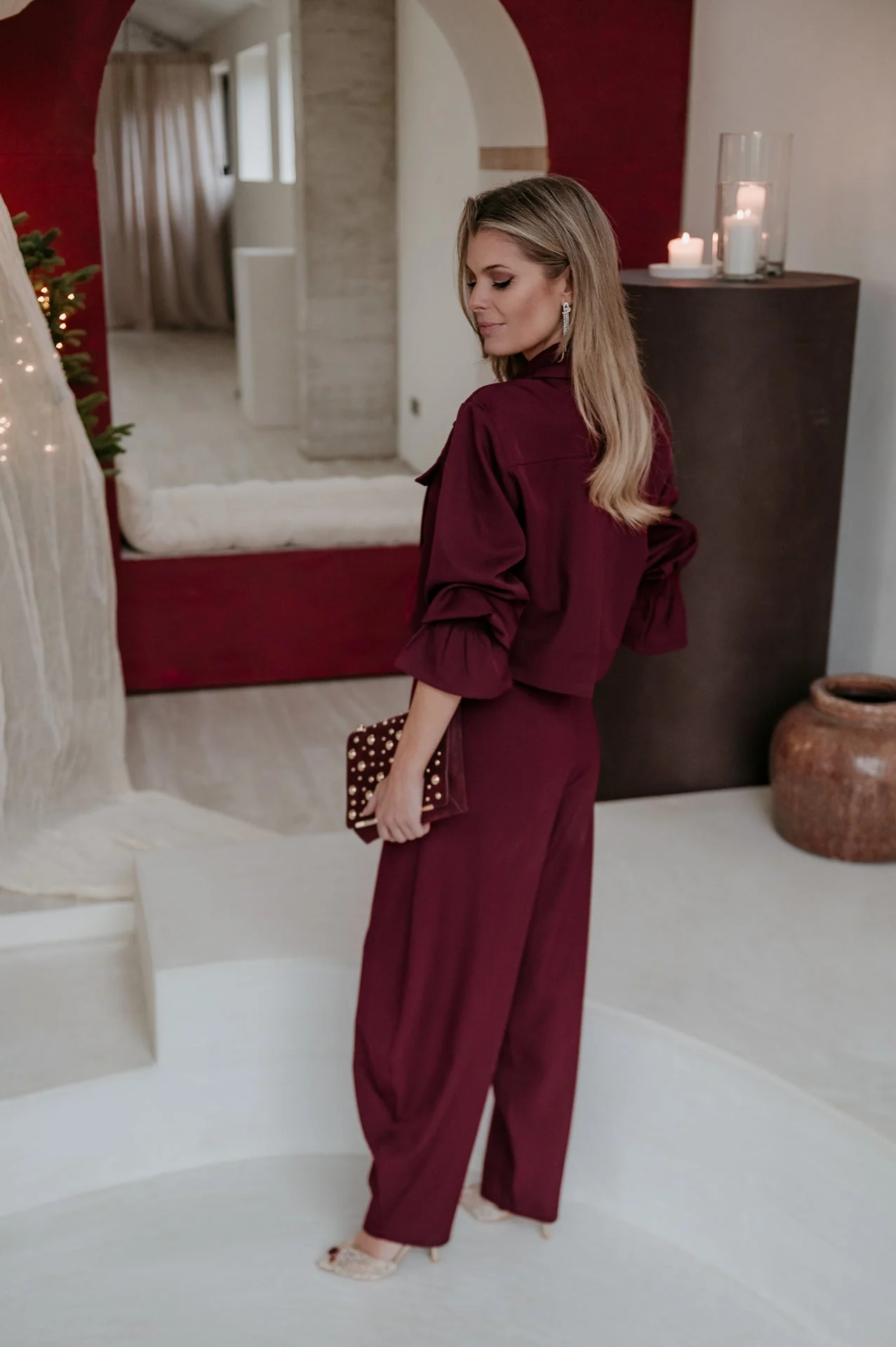 Bidosi jacket I Burgundy - Image 15
