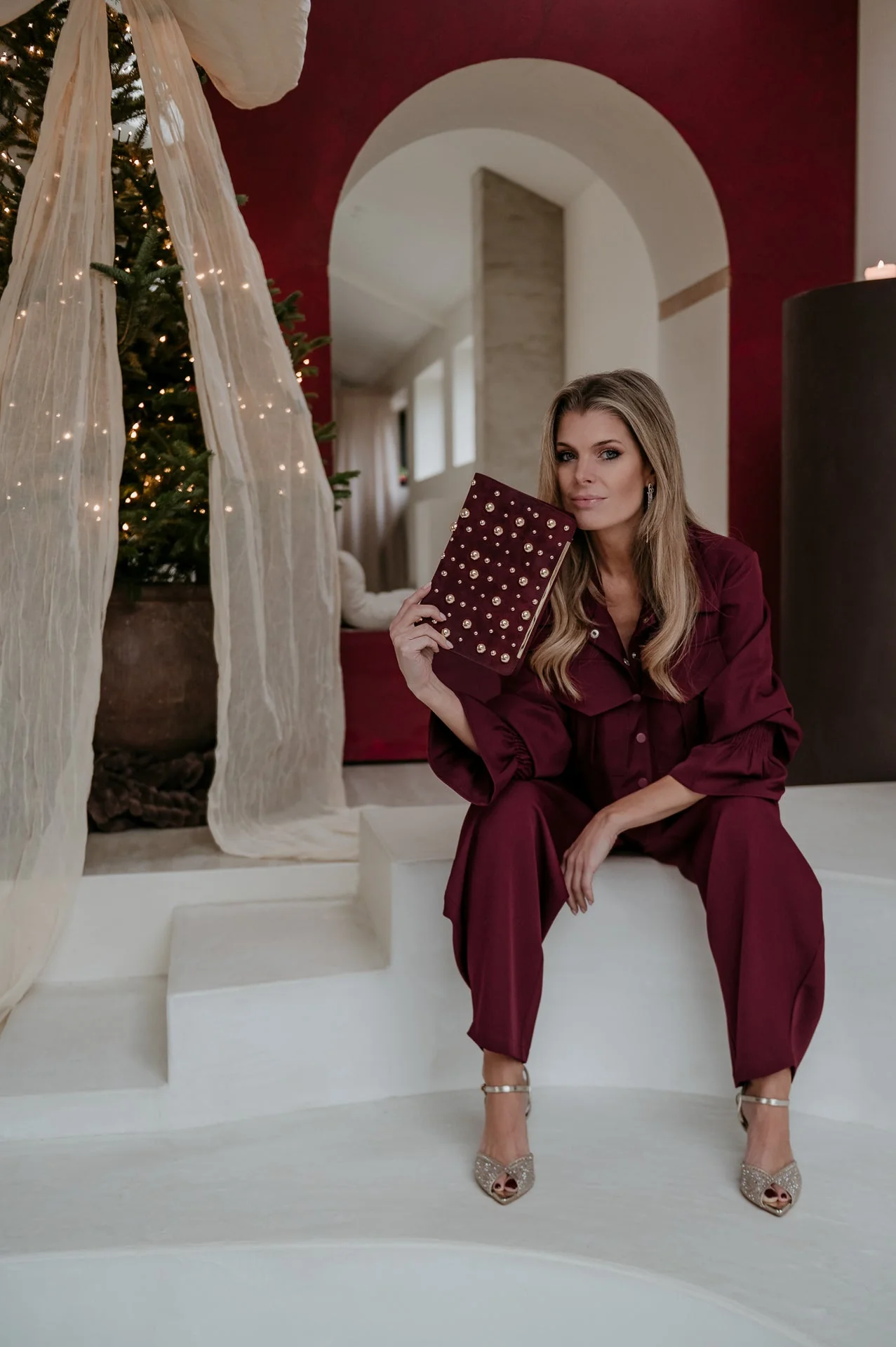 Bidosi jacket I Burgundy - Image 3