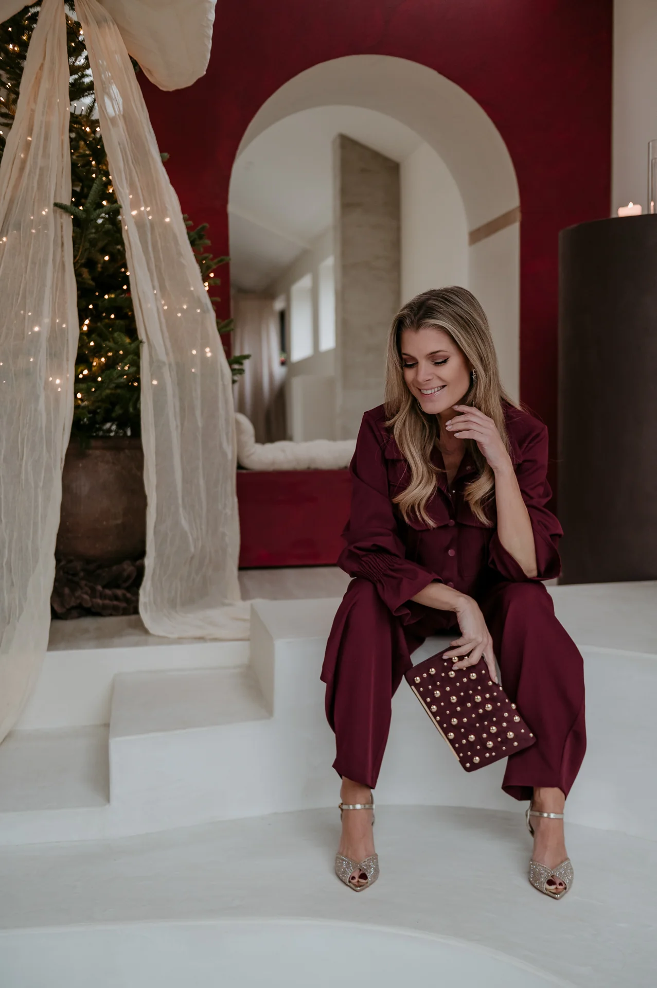 Bidosi jacket I Burgundy - Image 7