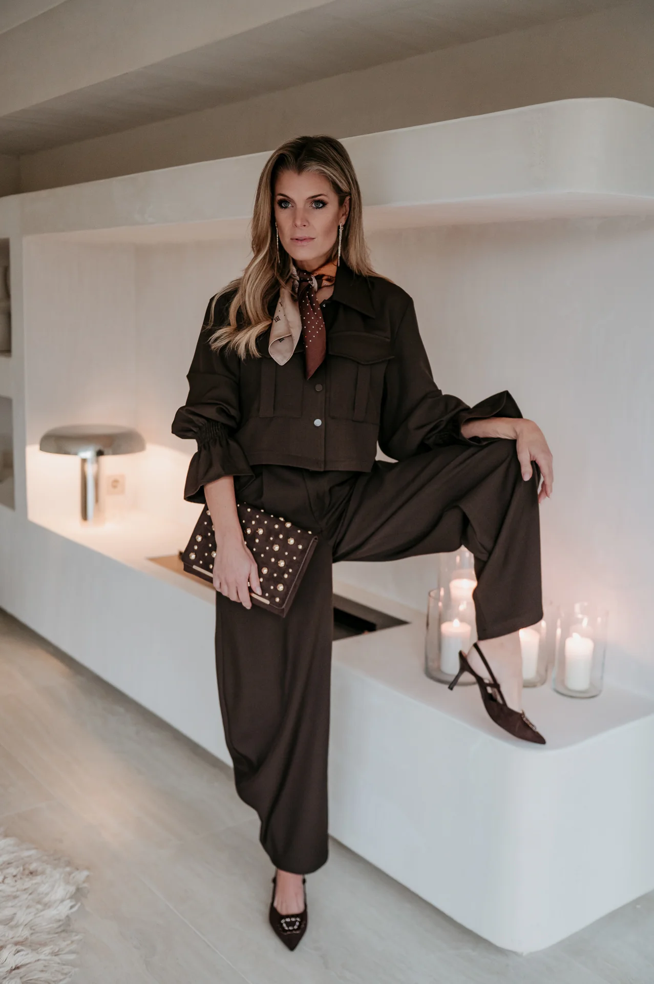 Bidosi jacket I Chocolate Brown - Image 10