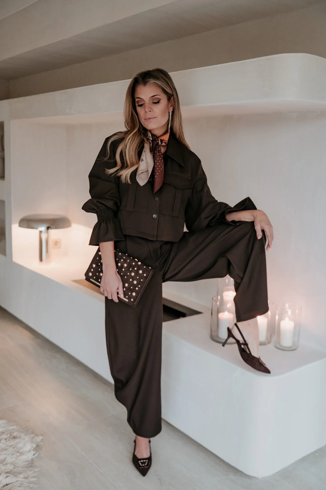 Bidosi jacket I Chocolate Brown - Image 16