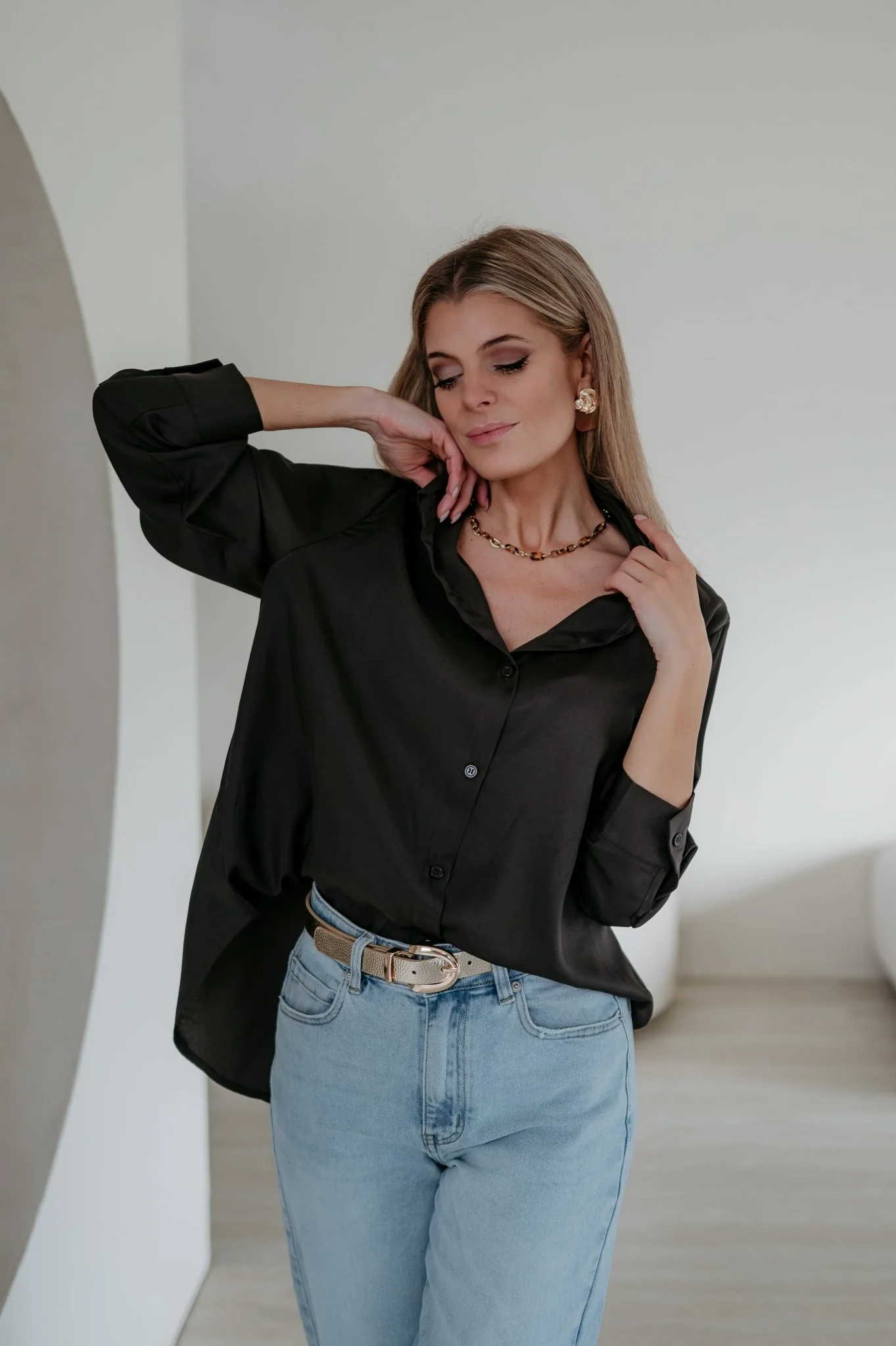 Bileni shirt I Chocolate Brown - Image 2