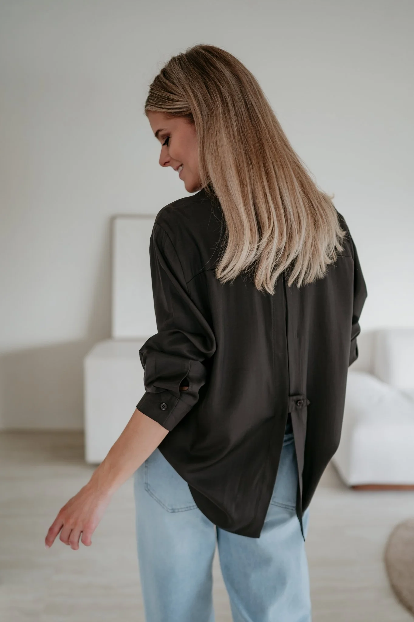 Bileni shirt I Chocolate Brown - Image 3