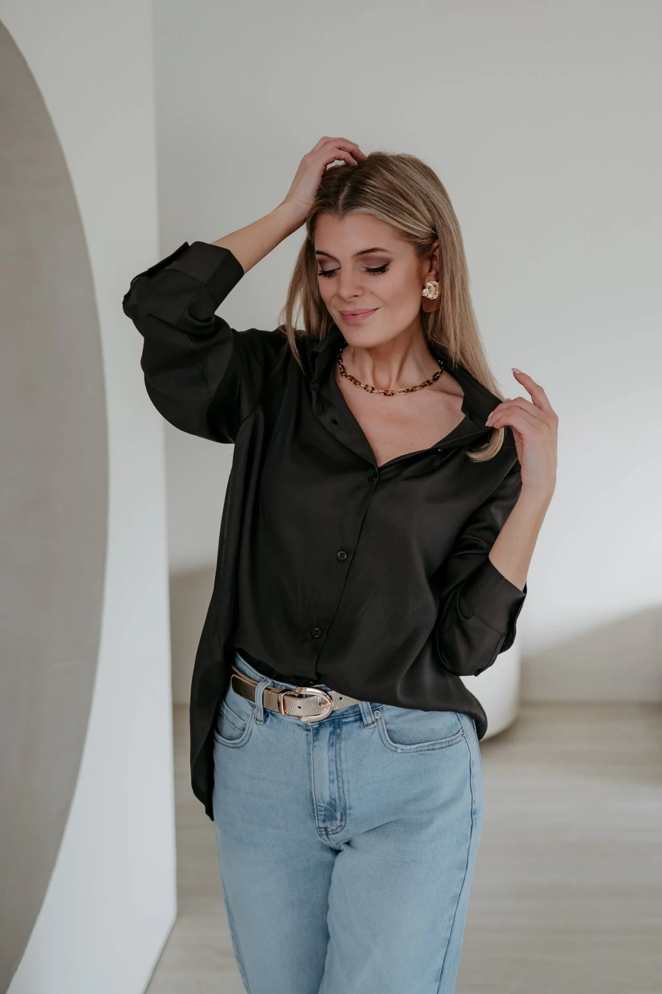 Bileni shirt I Chocolate Brown - Image 7