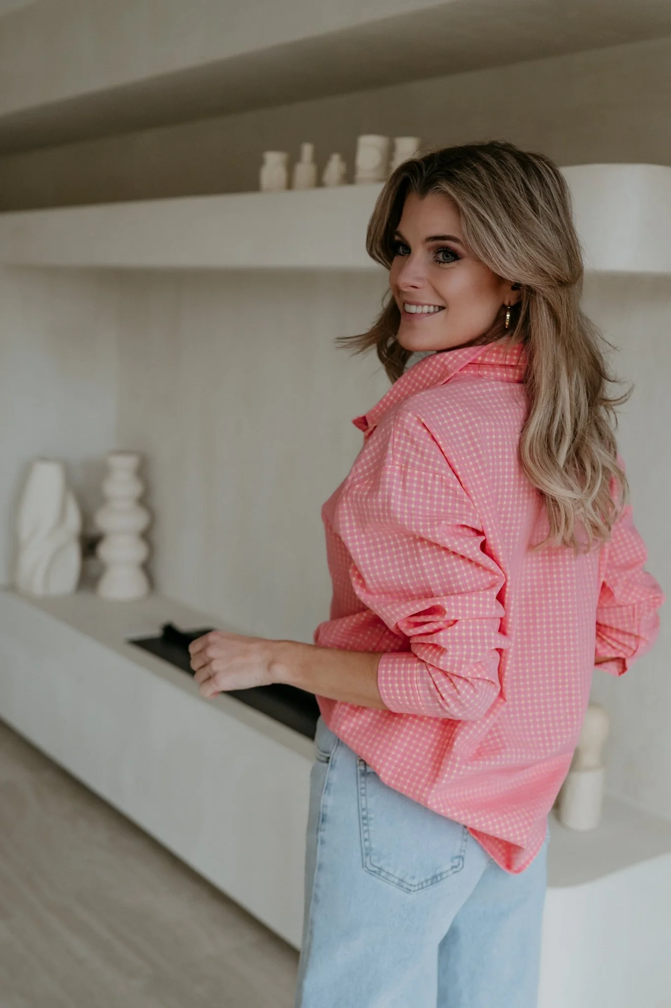 Blene shirt I Coral - Image 11