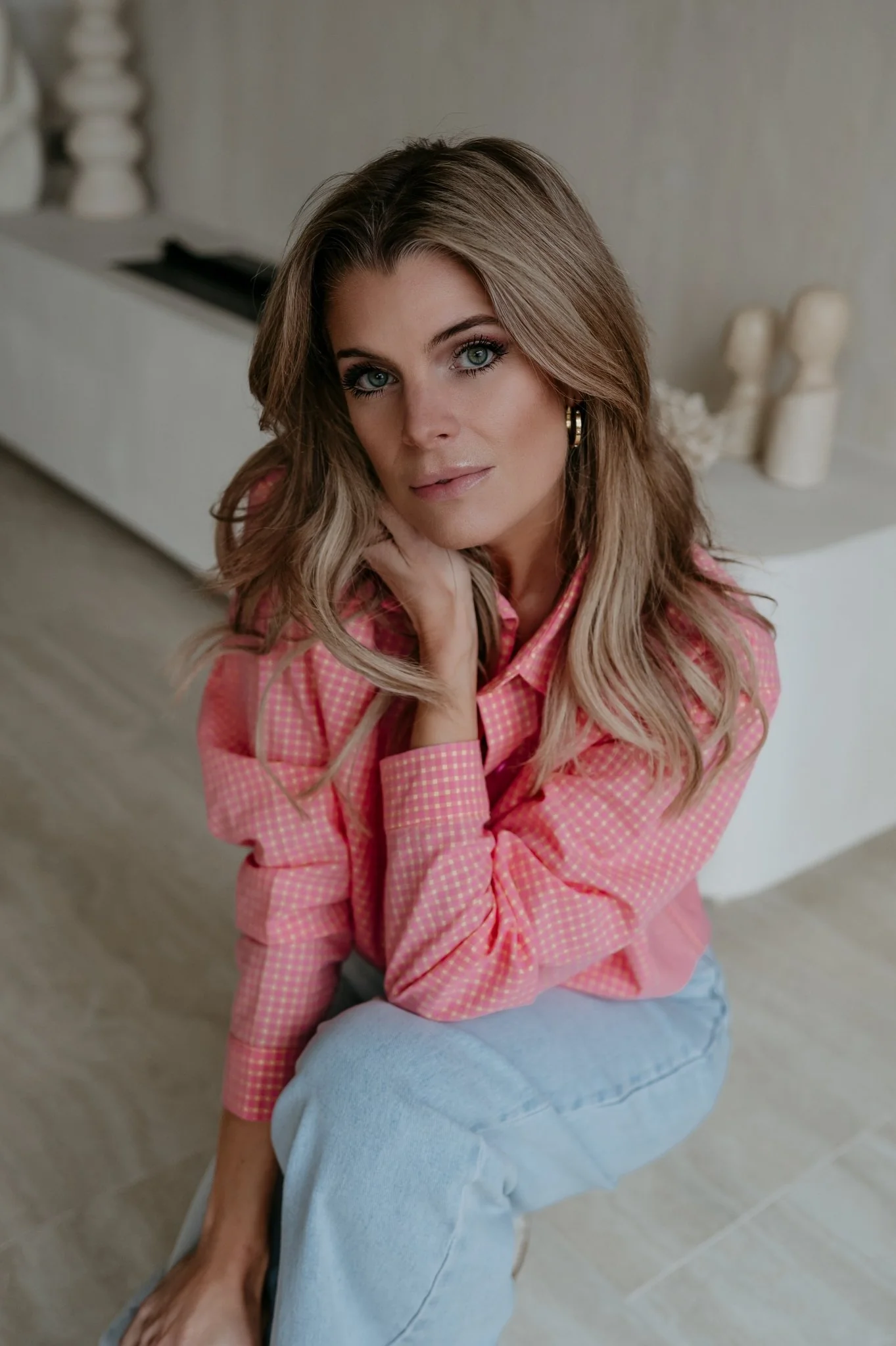 Blene shirt I Coral - Image 12
