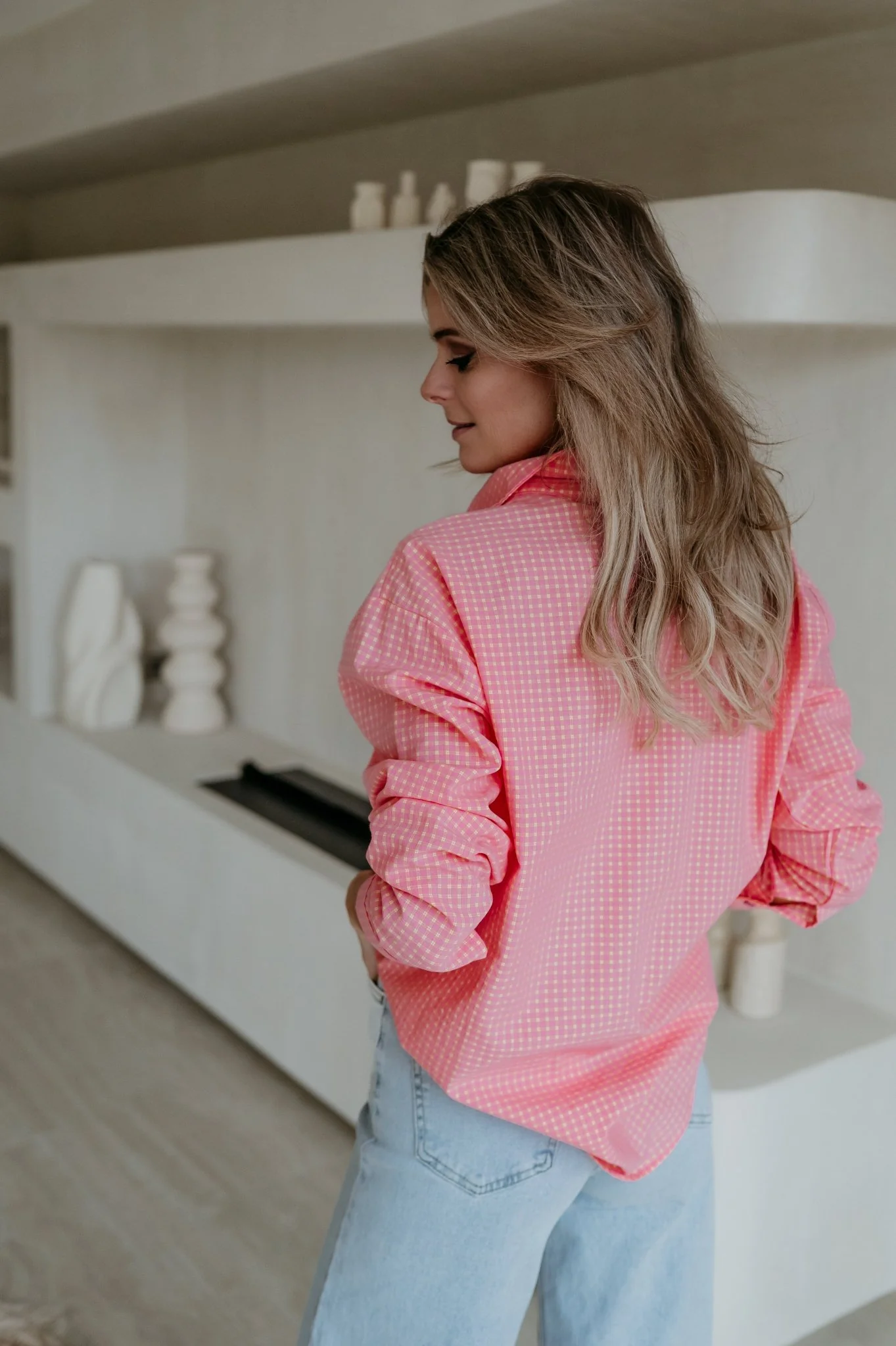 Blene shirt I Coral - Image 5