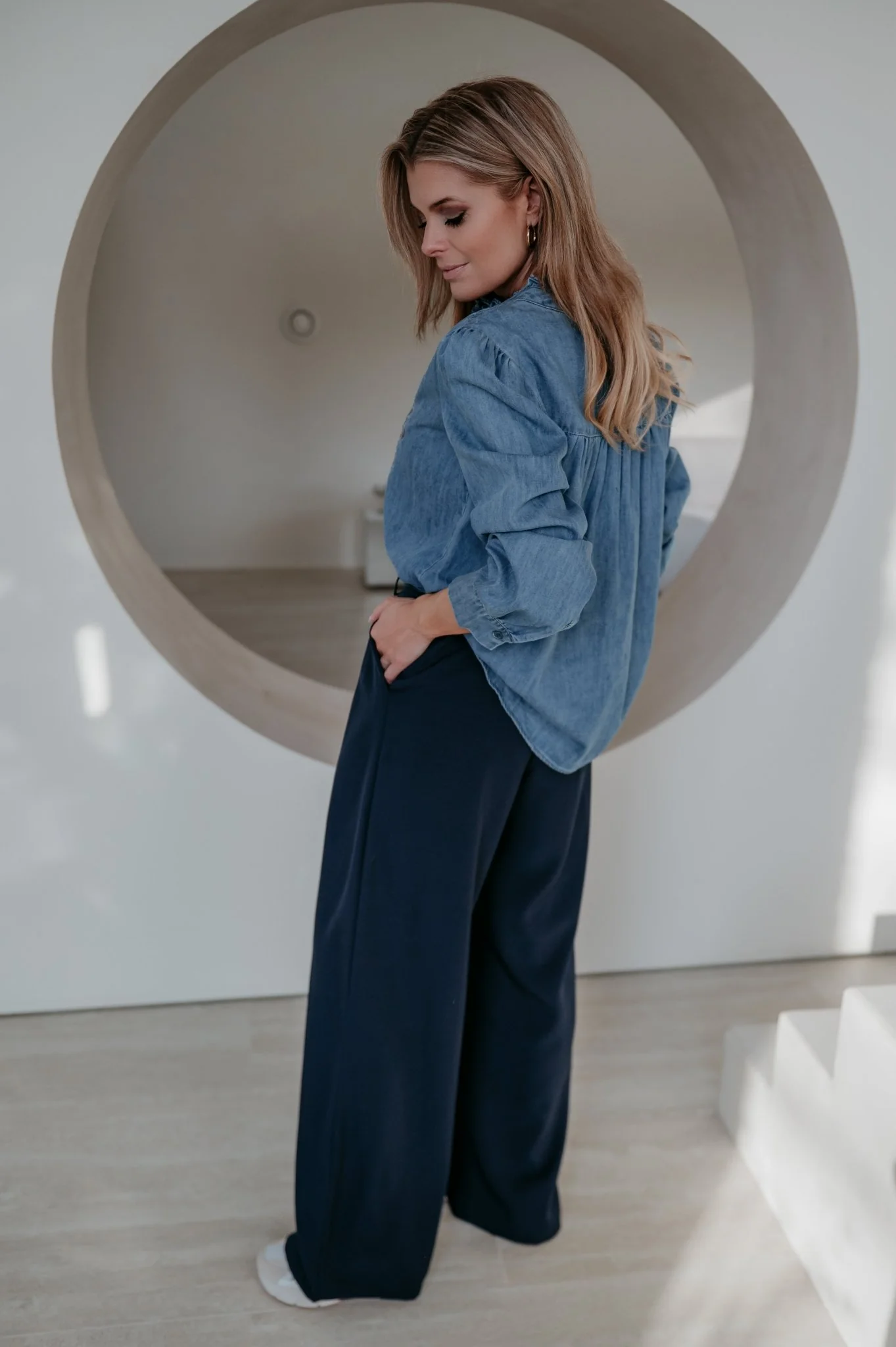Bravi blouse I Blue - Image 5