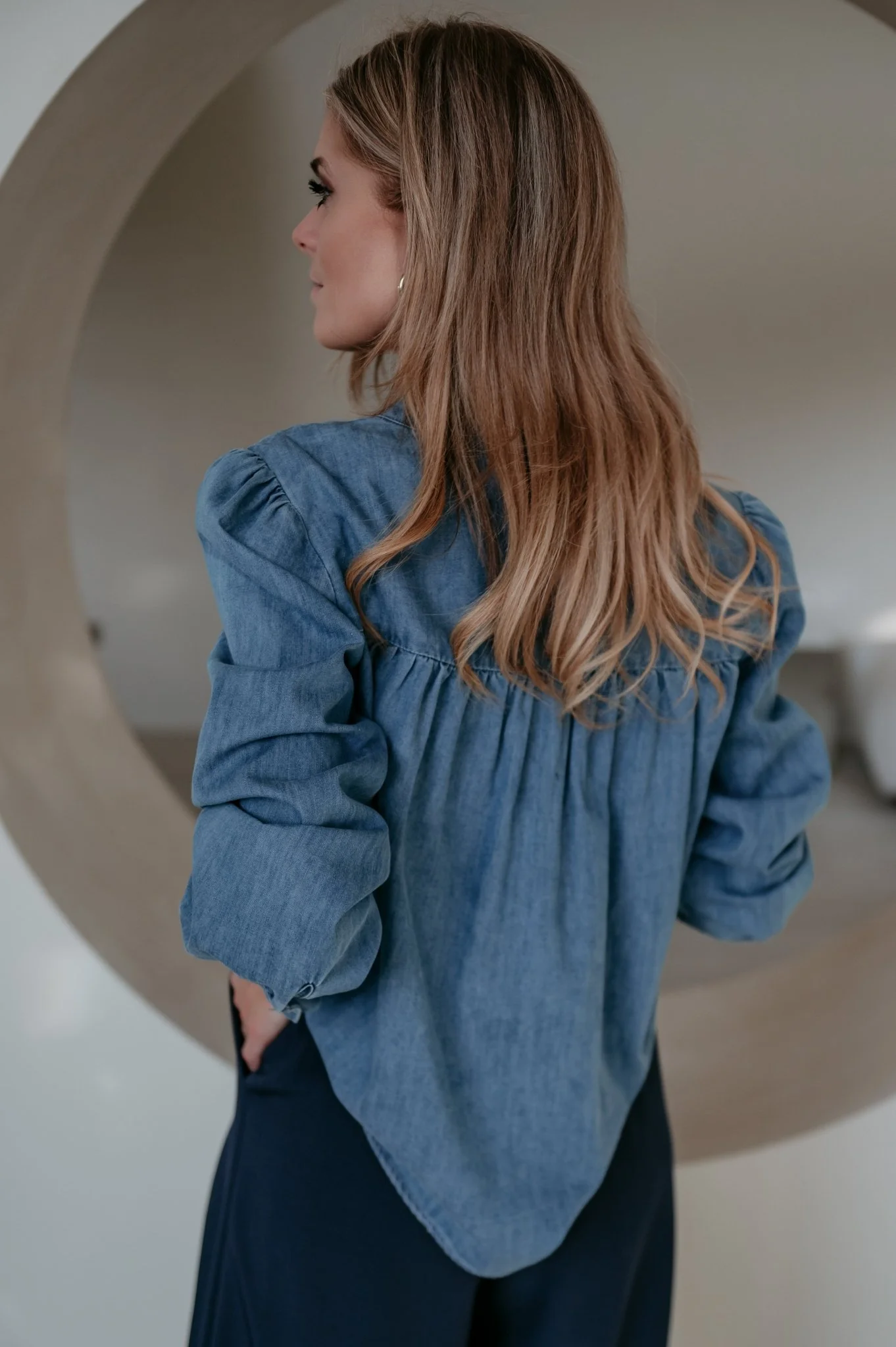 Bravi blouse I Blue - Image 6