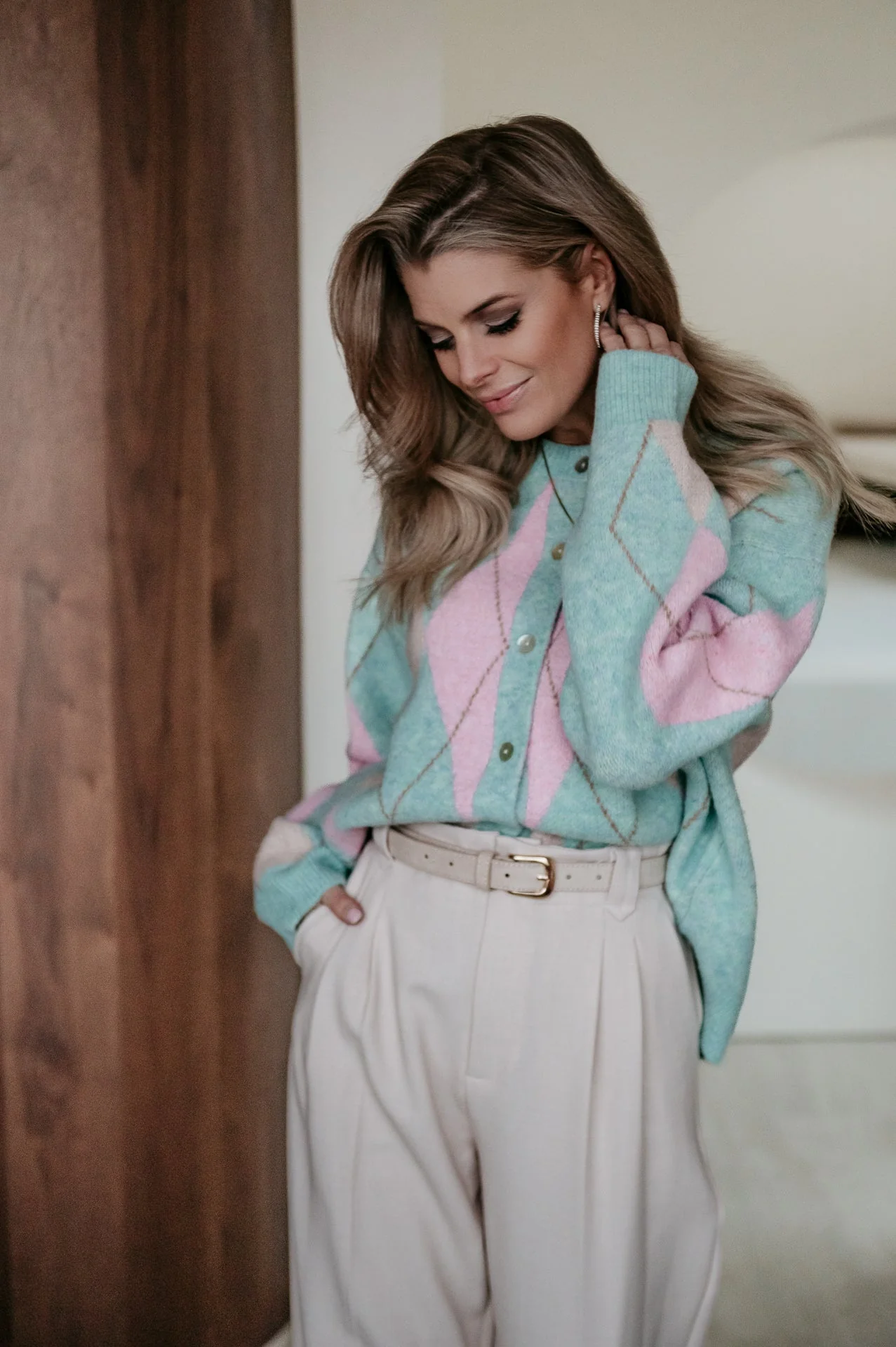 Brileda cardigan I Green - Image 4