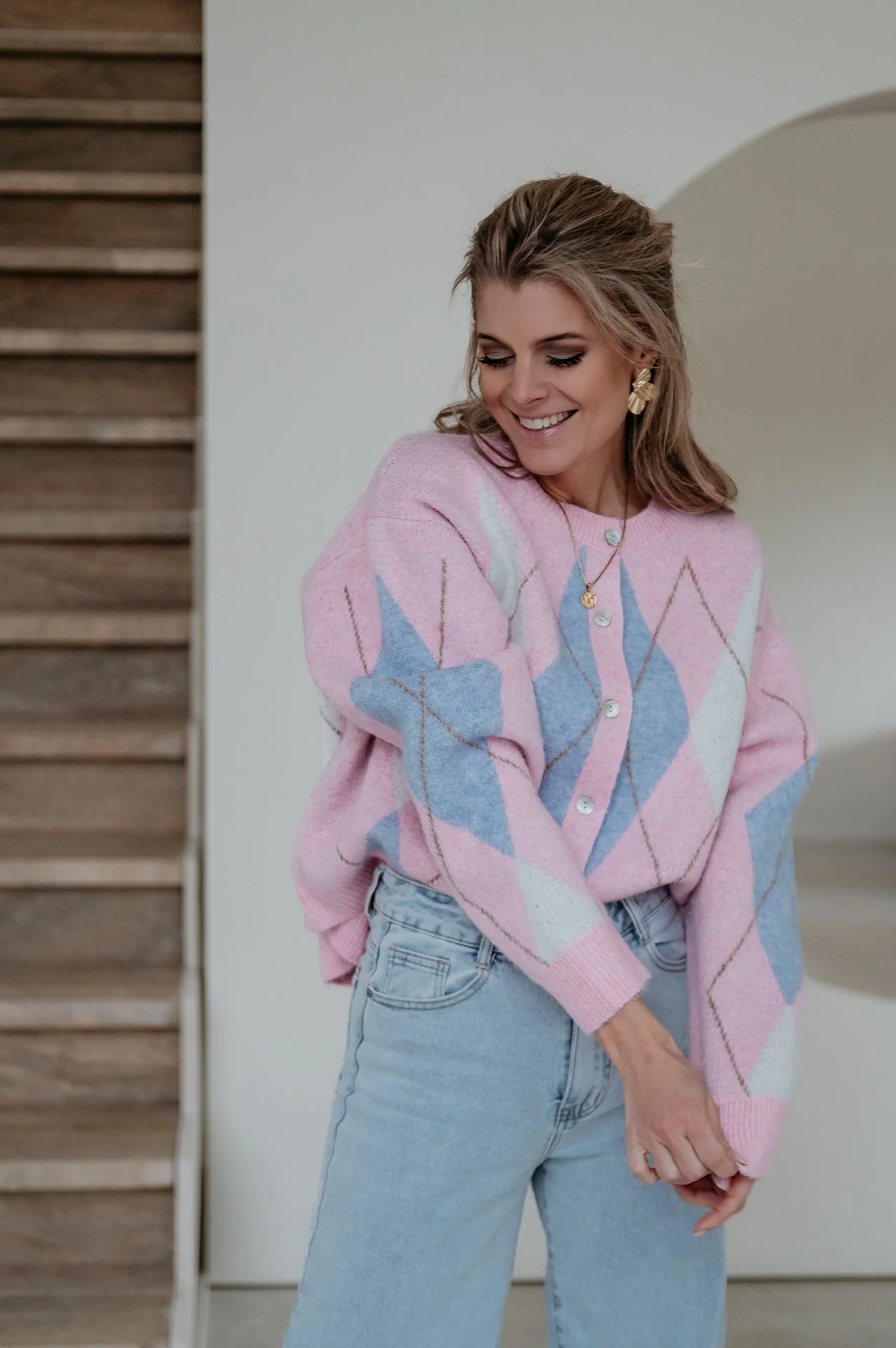 Brileda cardigan I Rose - Image 6