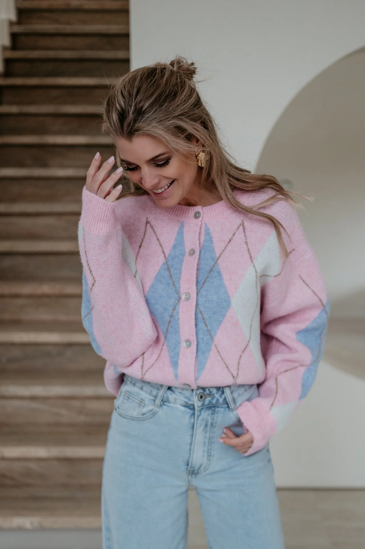 Brileda cardigan I Rose - Image 7