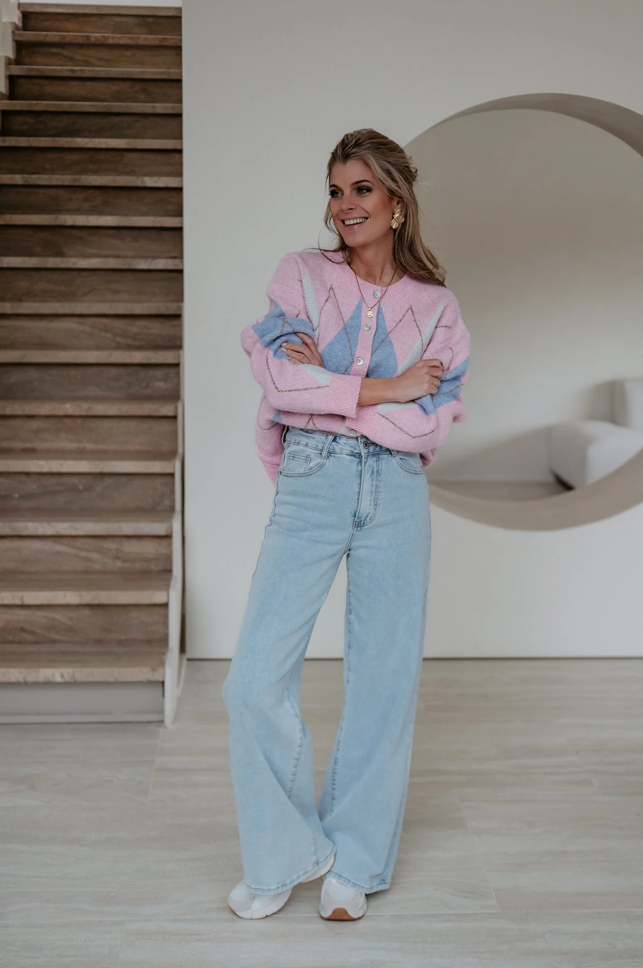 Brileda cardigan I Rose - Image 8