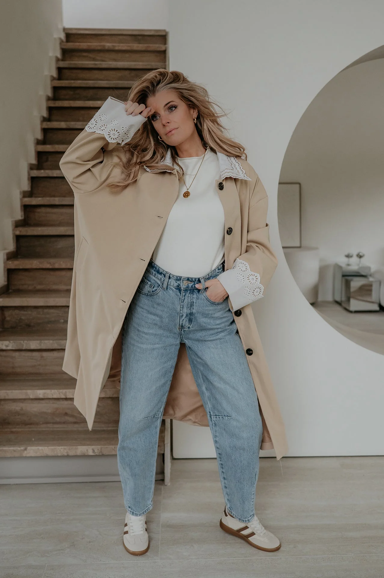 Brise coat I Beige - Image 7