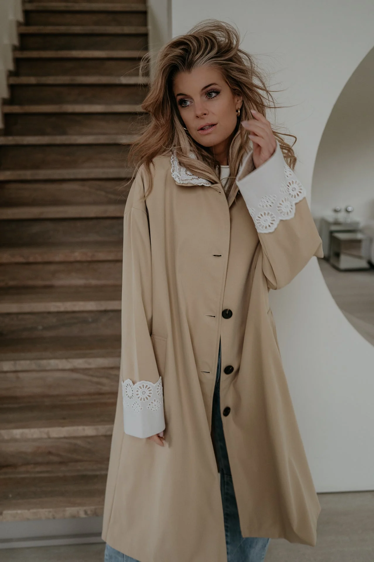 Brise coat I Beige - Image 9