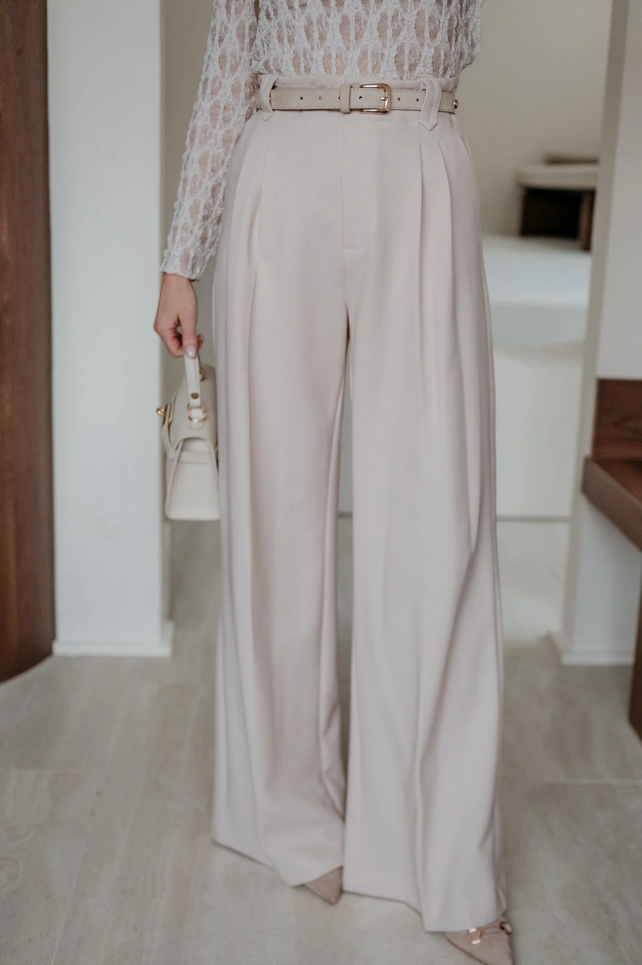 Buongi trousers I Beige - Image 5