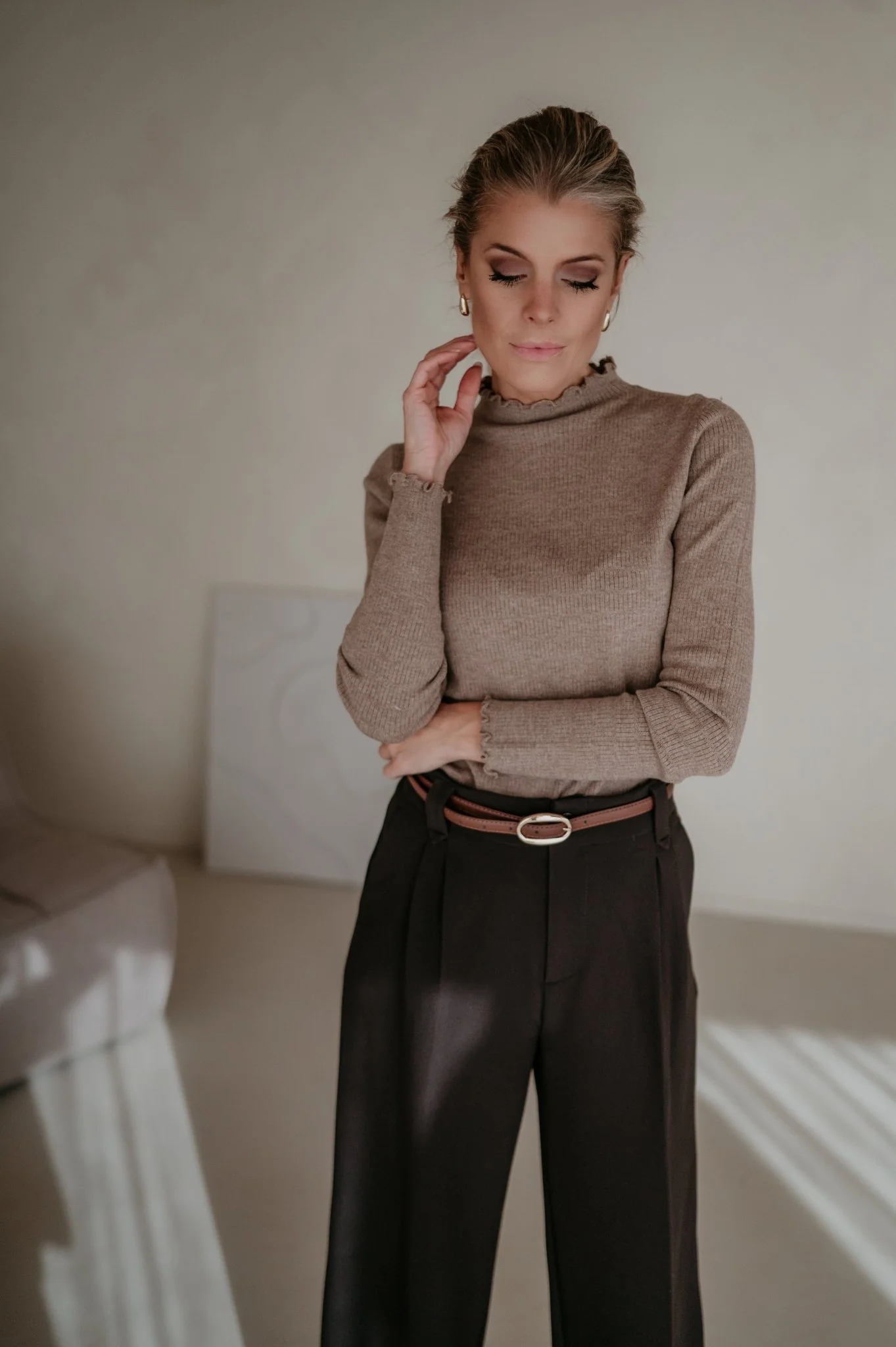 Buongi trousers I Brown - Image 3